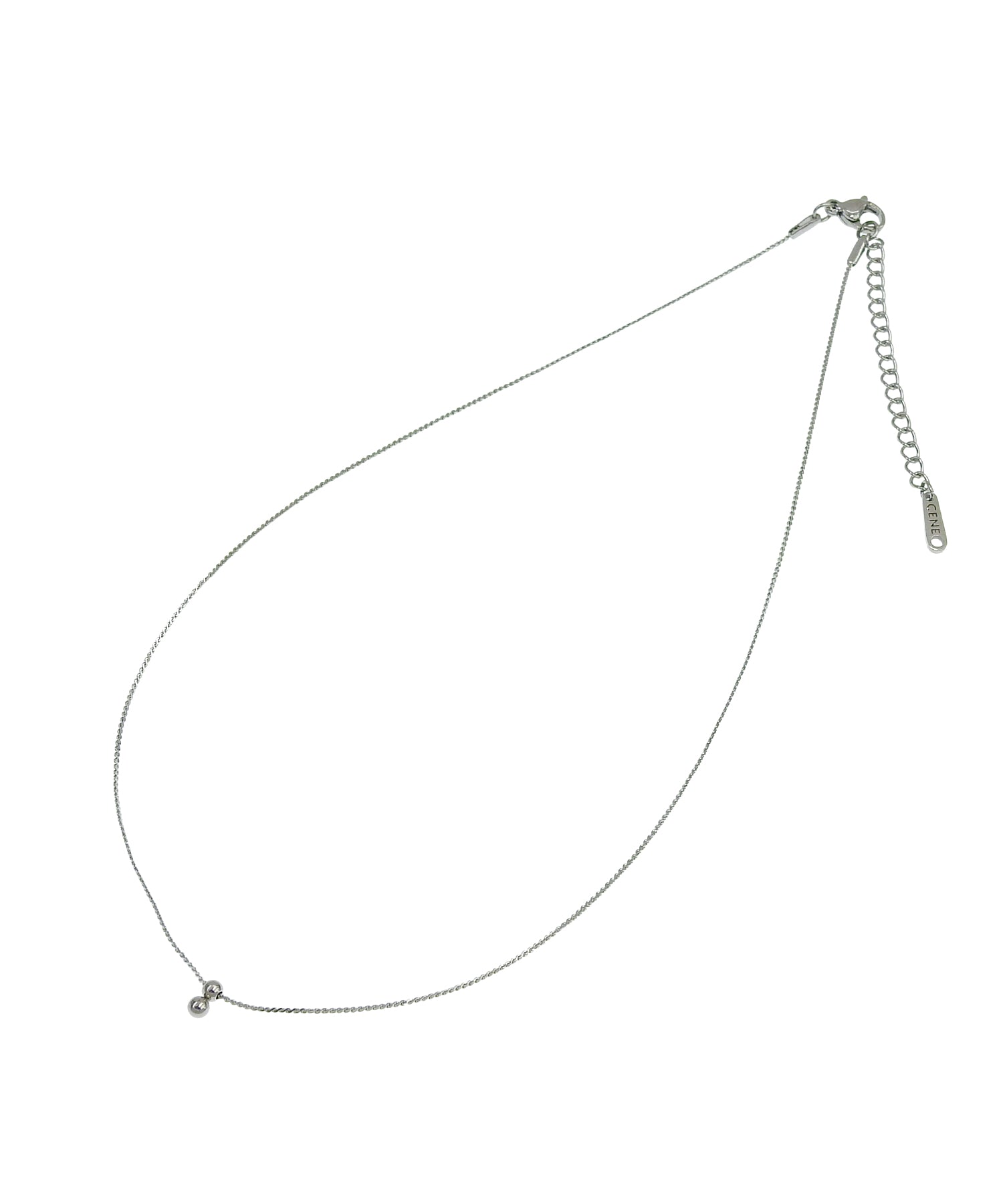 [銀色]迷你球體項鍊