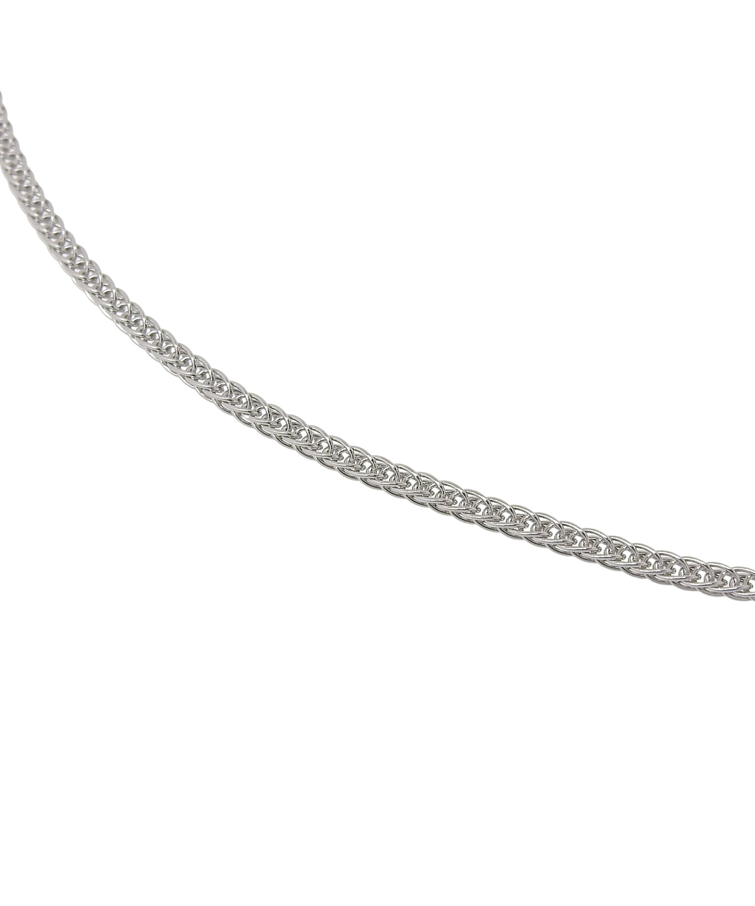 [シルバー]メッシュチェーンネックレス