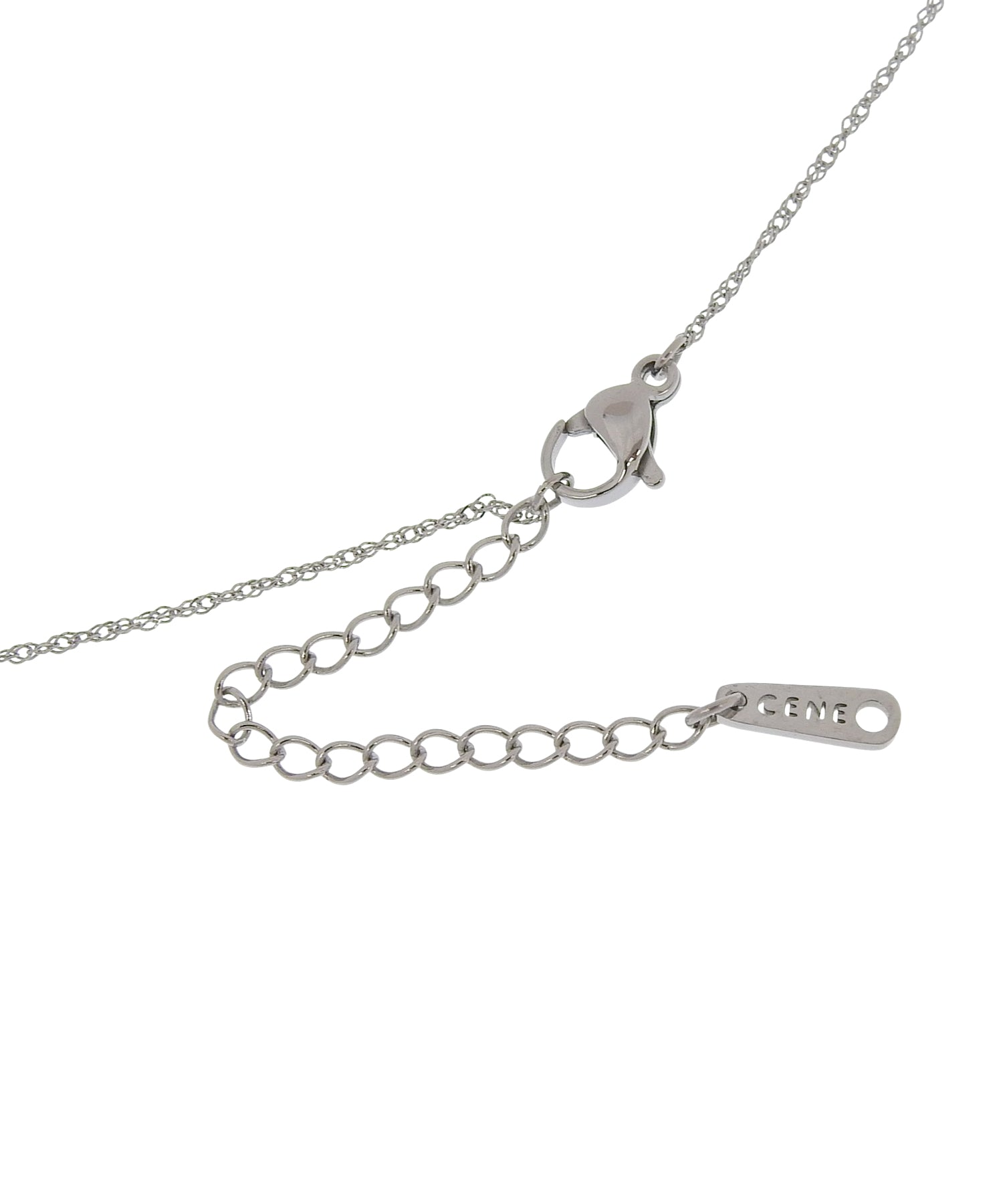 [シルバー]シマーラインネックレス