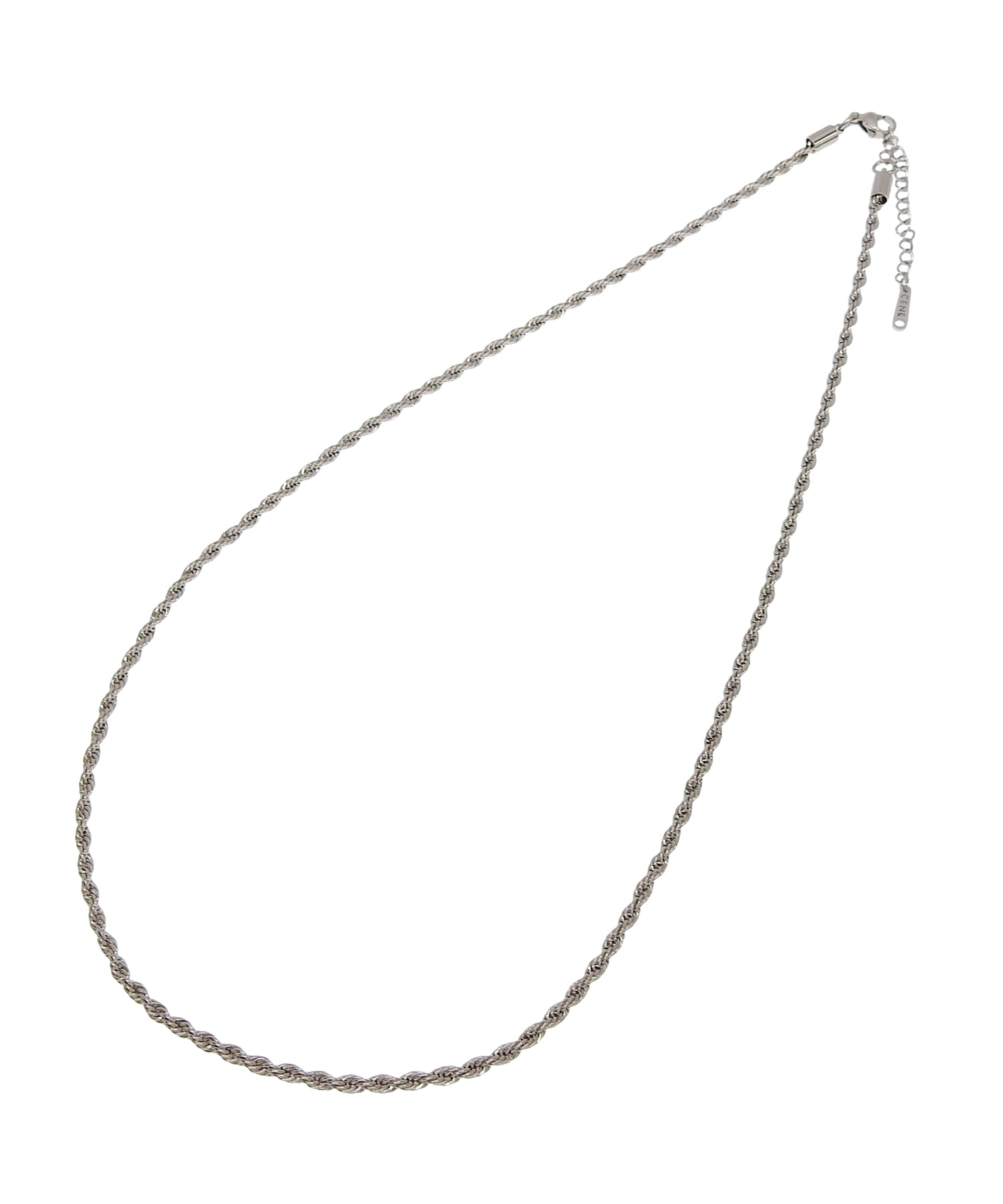 【予約販売(2月中旬発送予定)】[シルバー]ブレイディドネックレス50cm