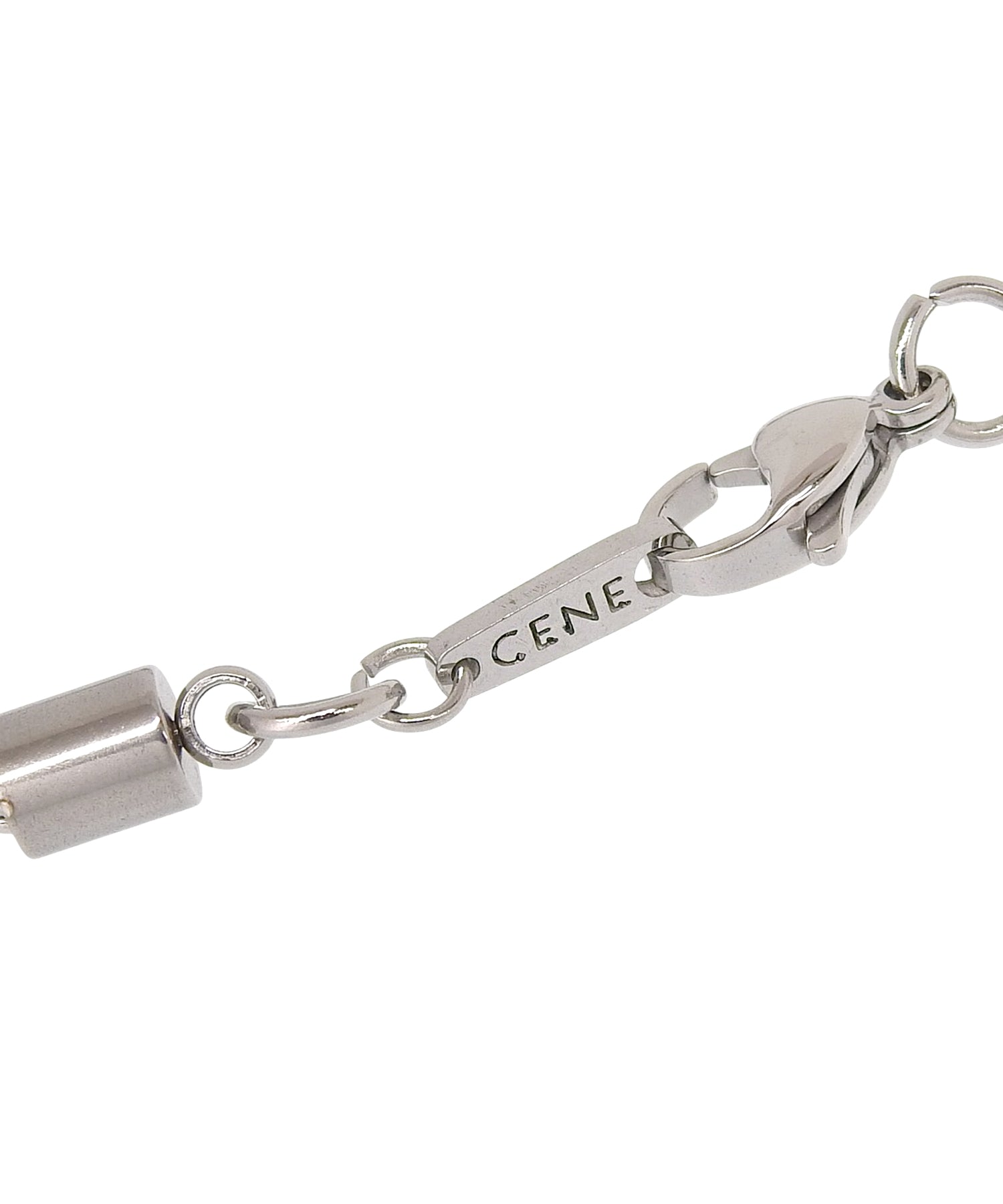 シルバー]ブレイディドブレスレット18cm