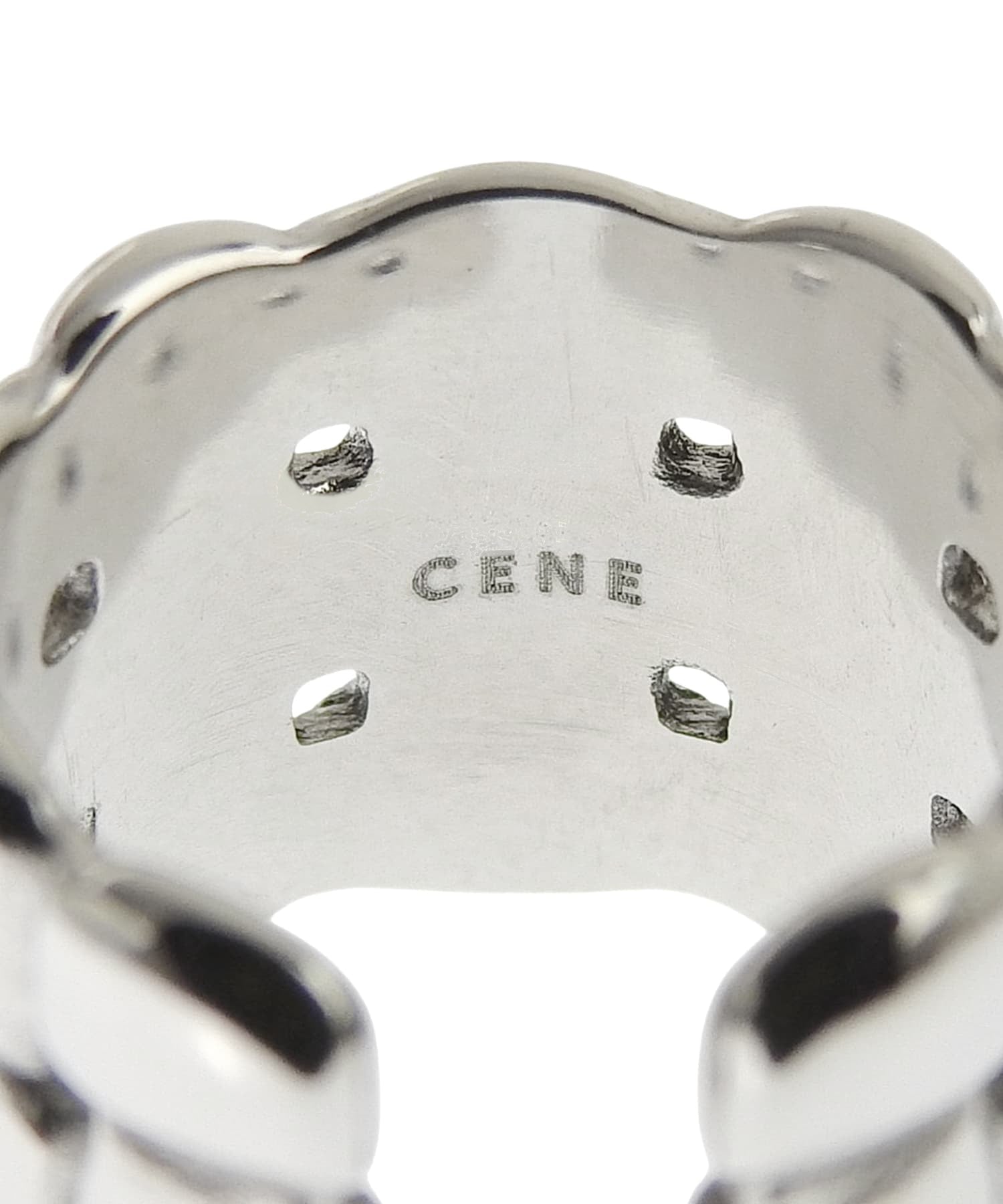 [シルバー]ワイドメッシュリング