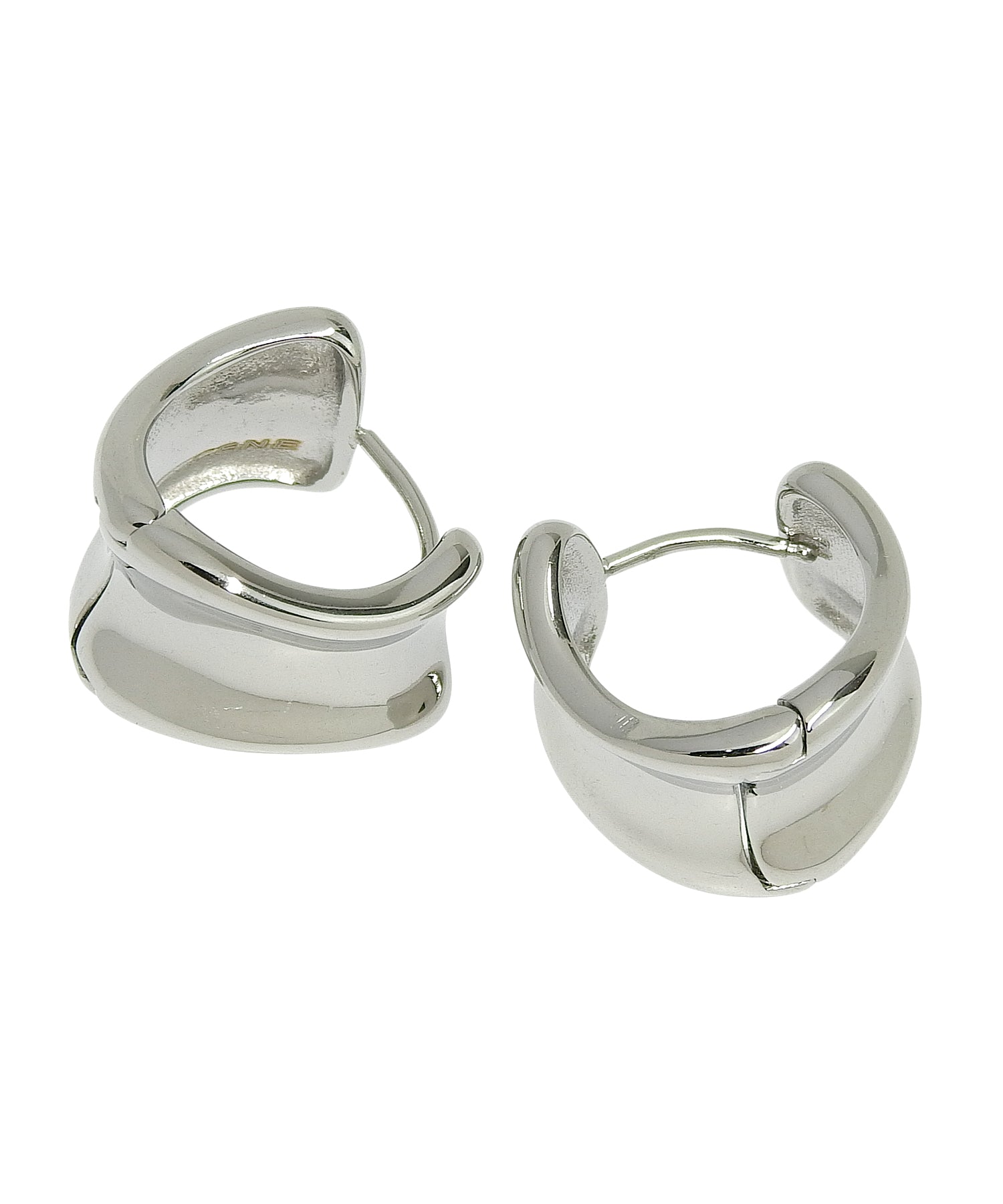 [银色]音量曲线耳环