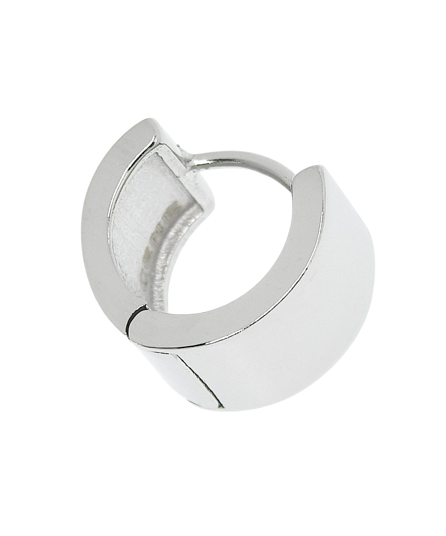 [銀色]筒型耳環