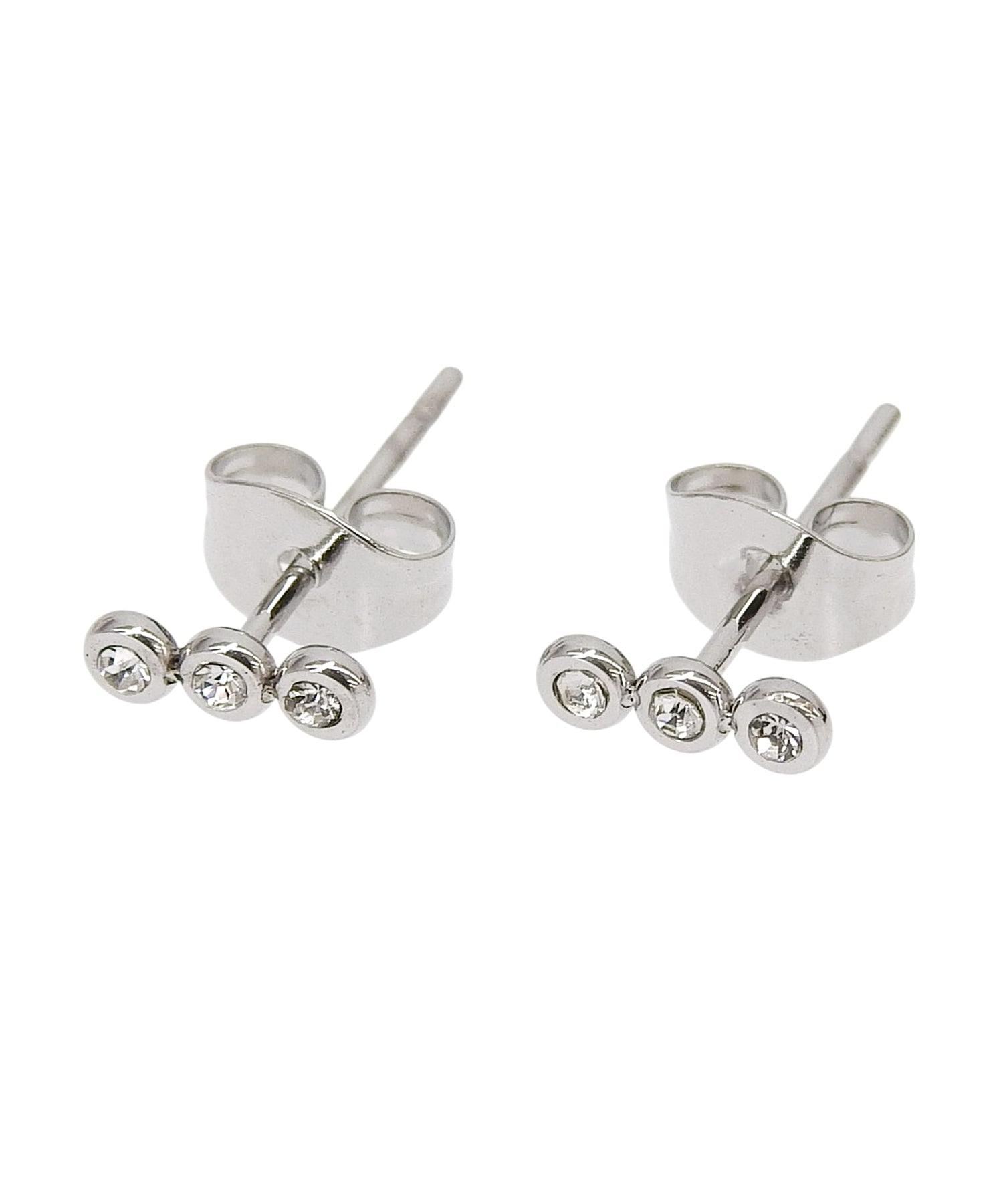 【予約販売(1月下旬発送予定)】[シルバー]ジルコニアオーブピアス