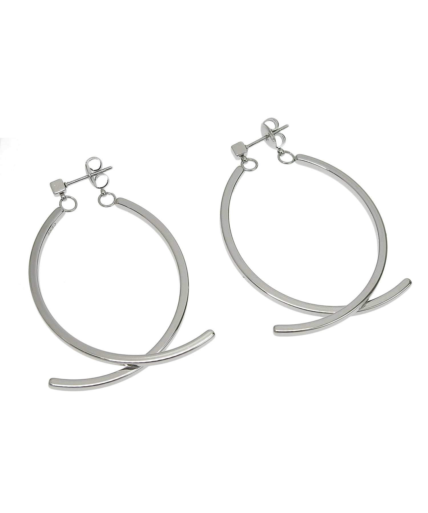 シルバー]ルナドロップピアス