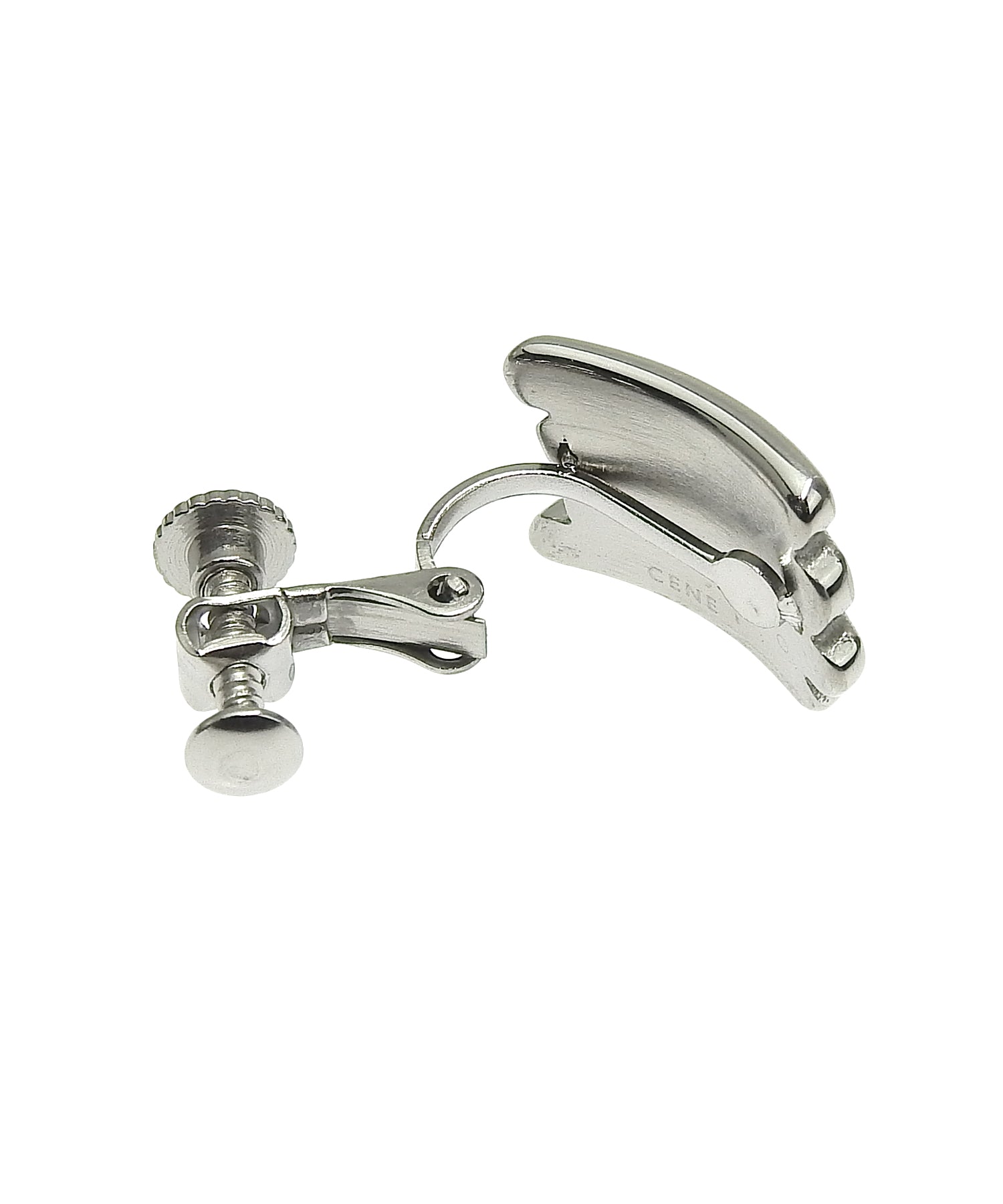 [シルバー]レイヤーラインイヤリング