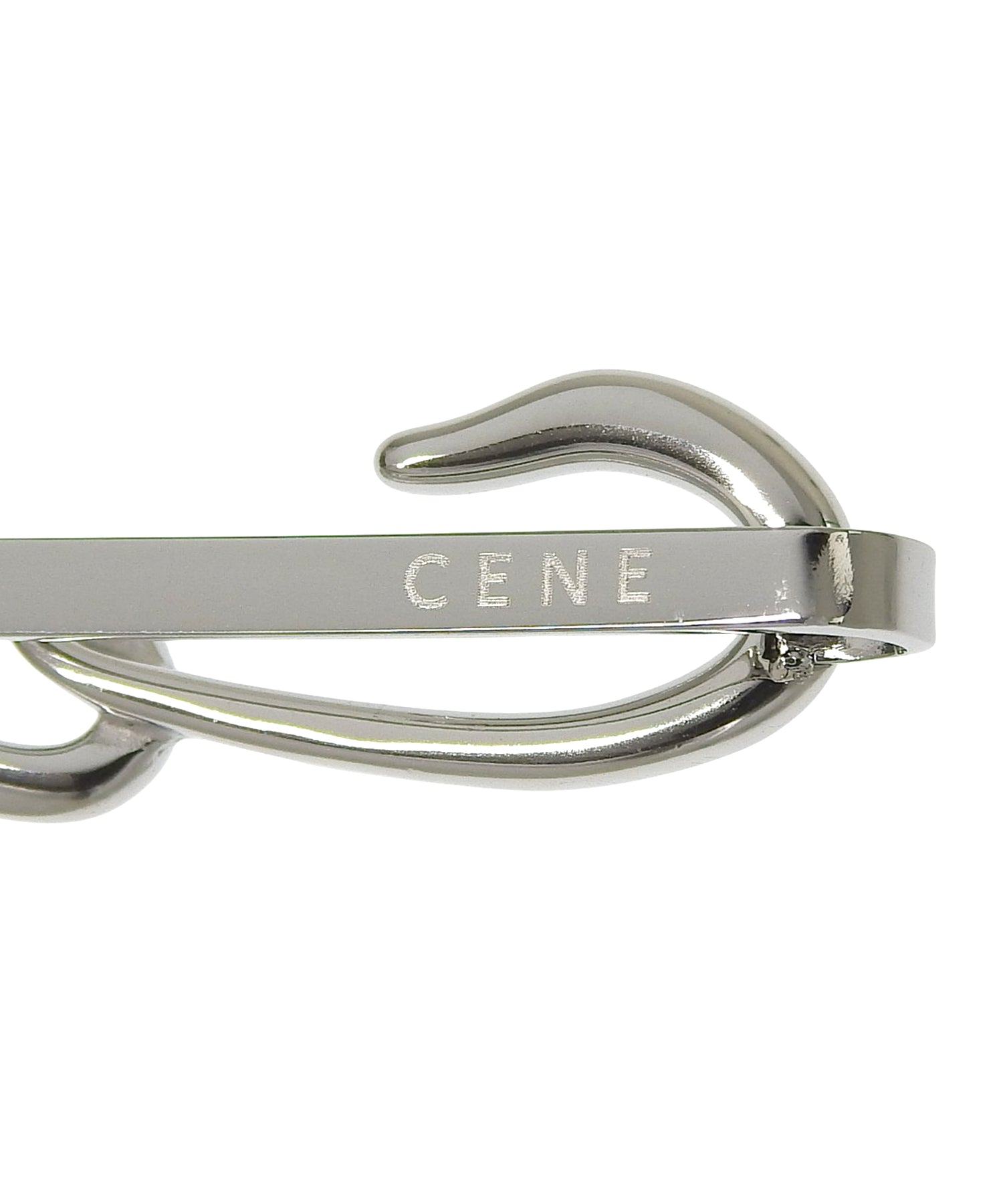 シルバー]ロゴヘアピン