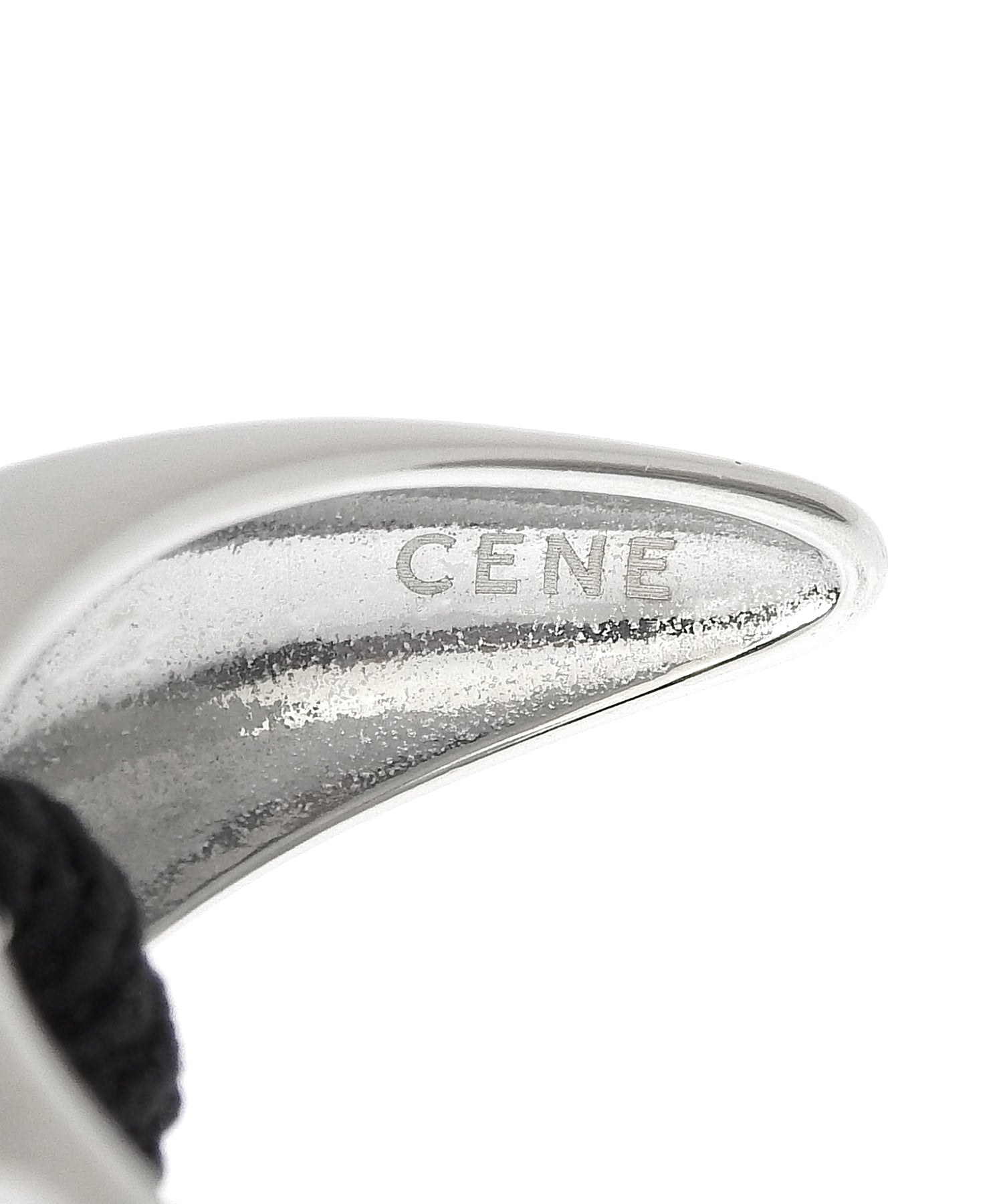 [シルバー]クレセントパフヘアタイ