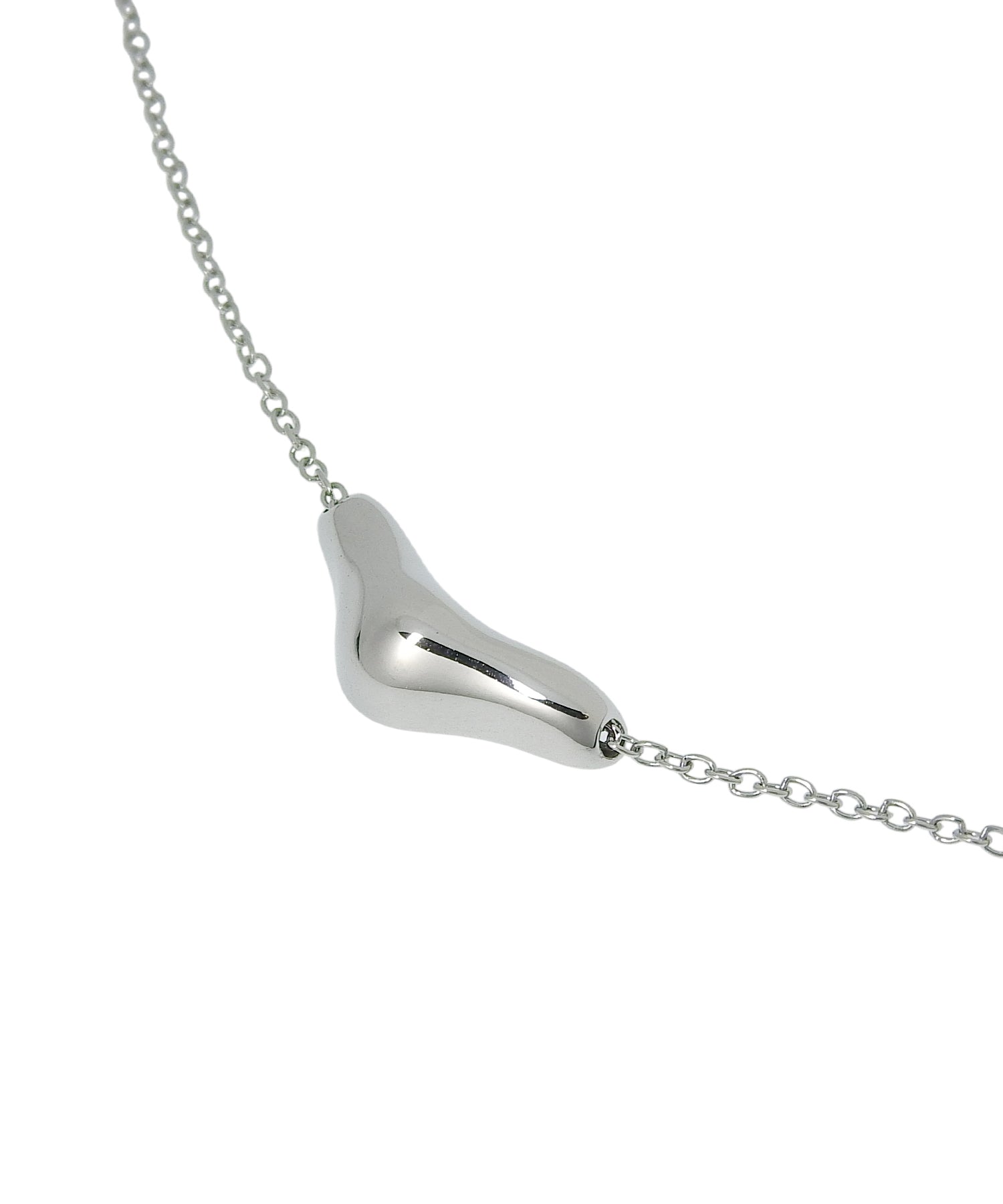 [シルバー]リキッドドロップネックレス