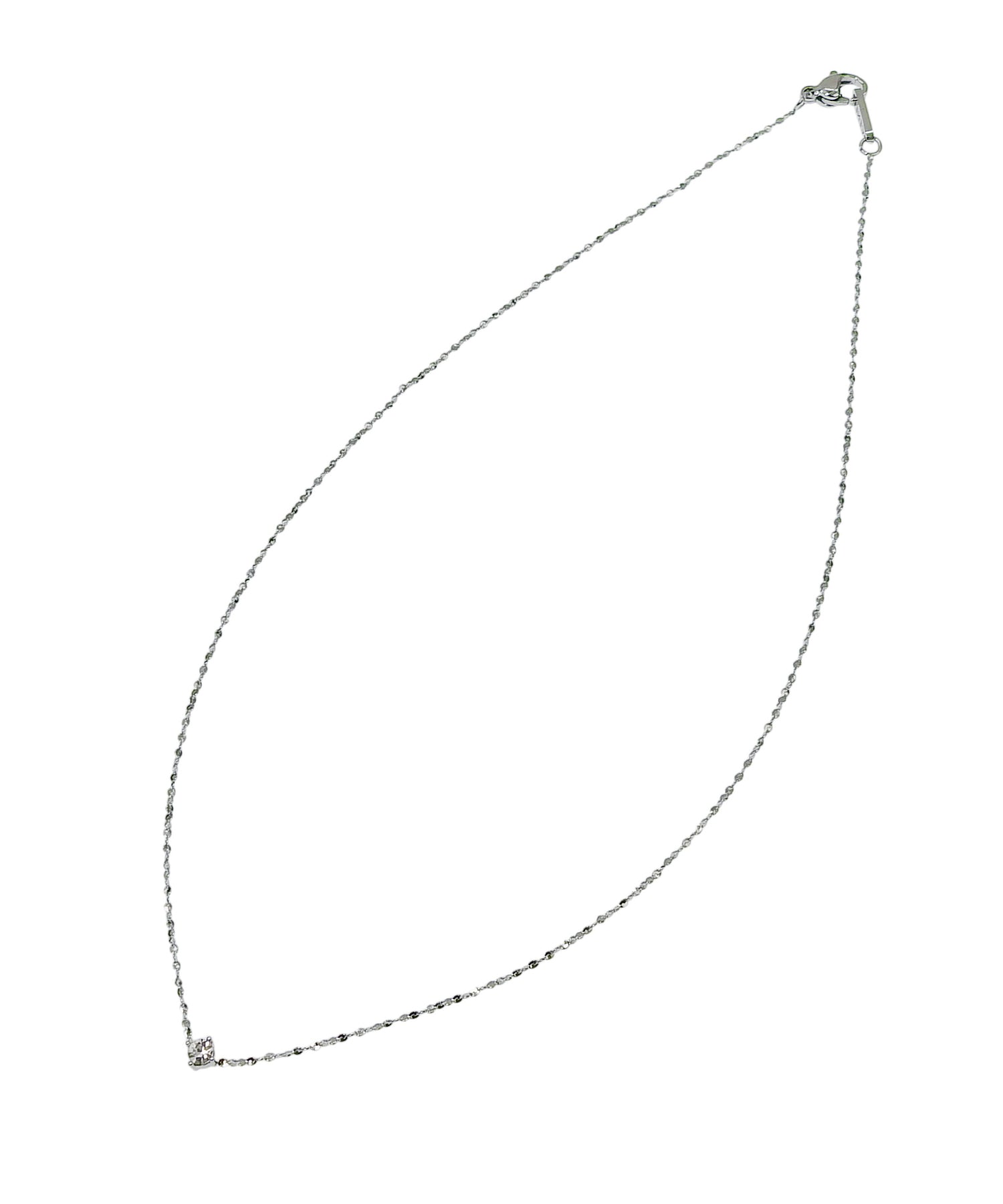 【予約販売(5月下旬発送予定)】[シルバー]ソロジルコニアチェーンネックレス