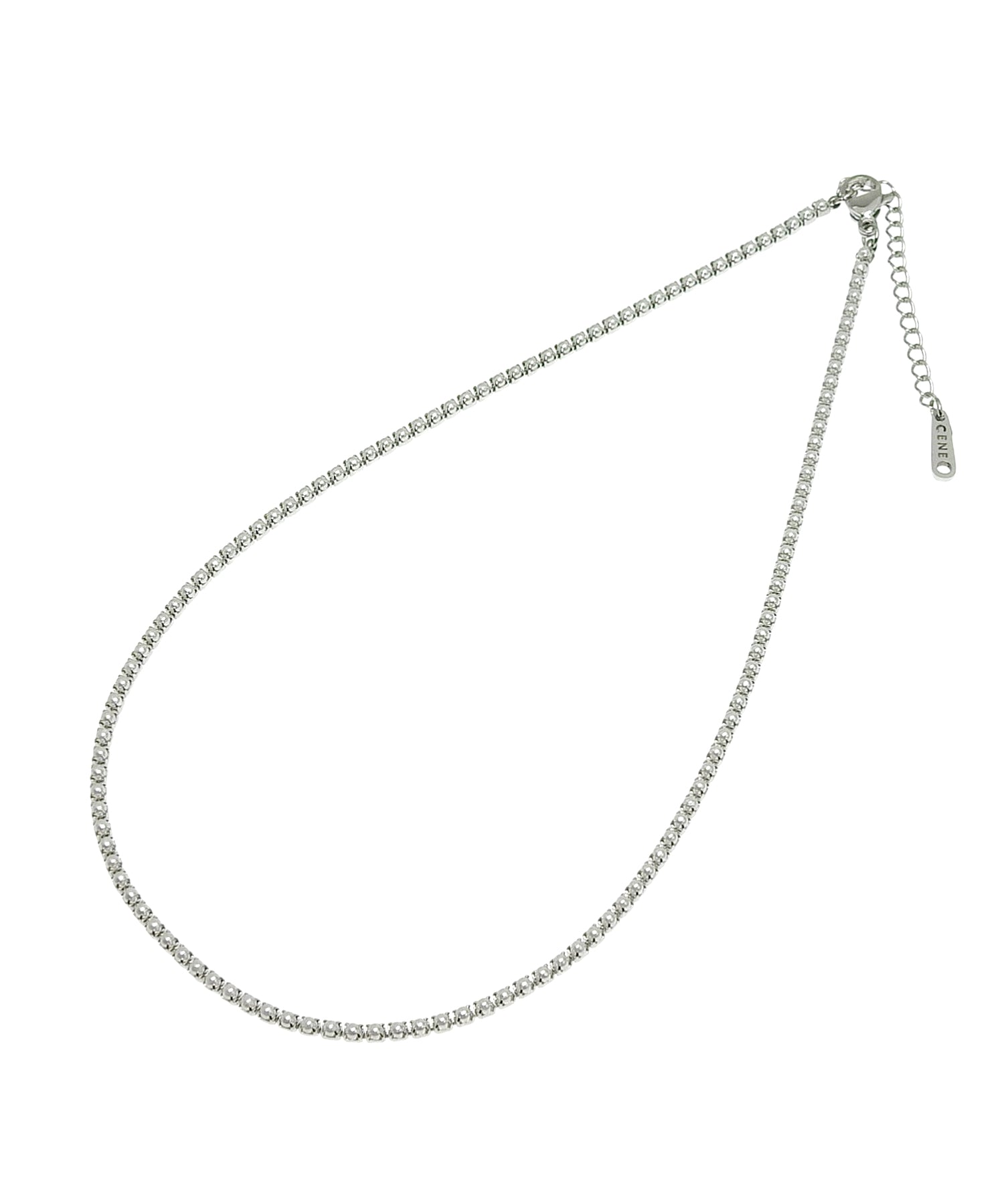 [シルバー]パールレーンネックレス