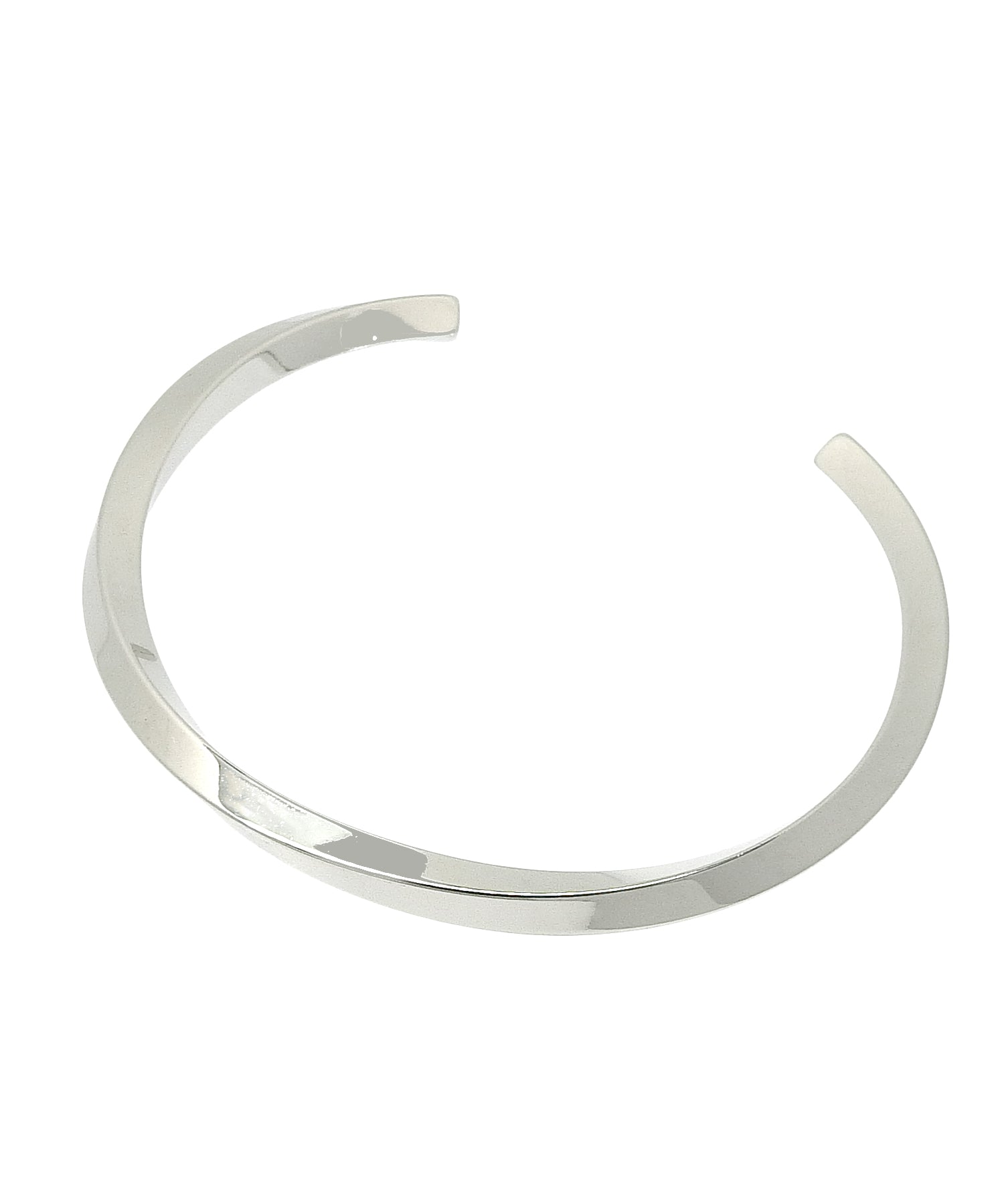 [展覽產品（預定四月底出貨）][銀色雕塑扭繞手鐲