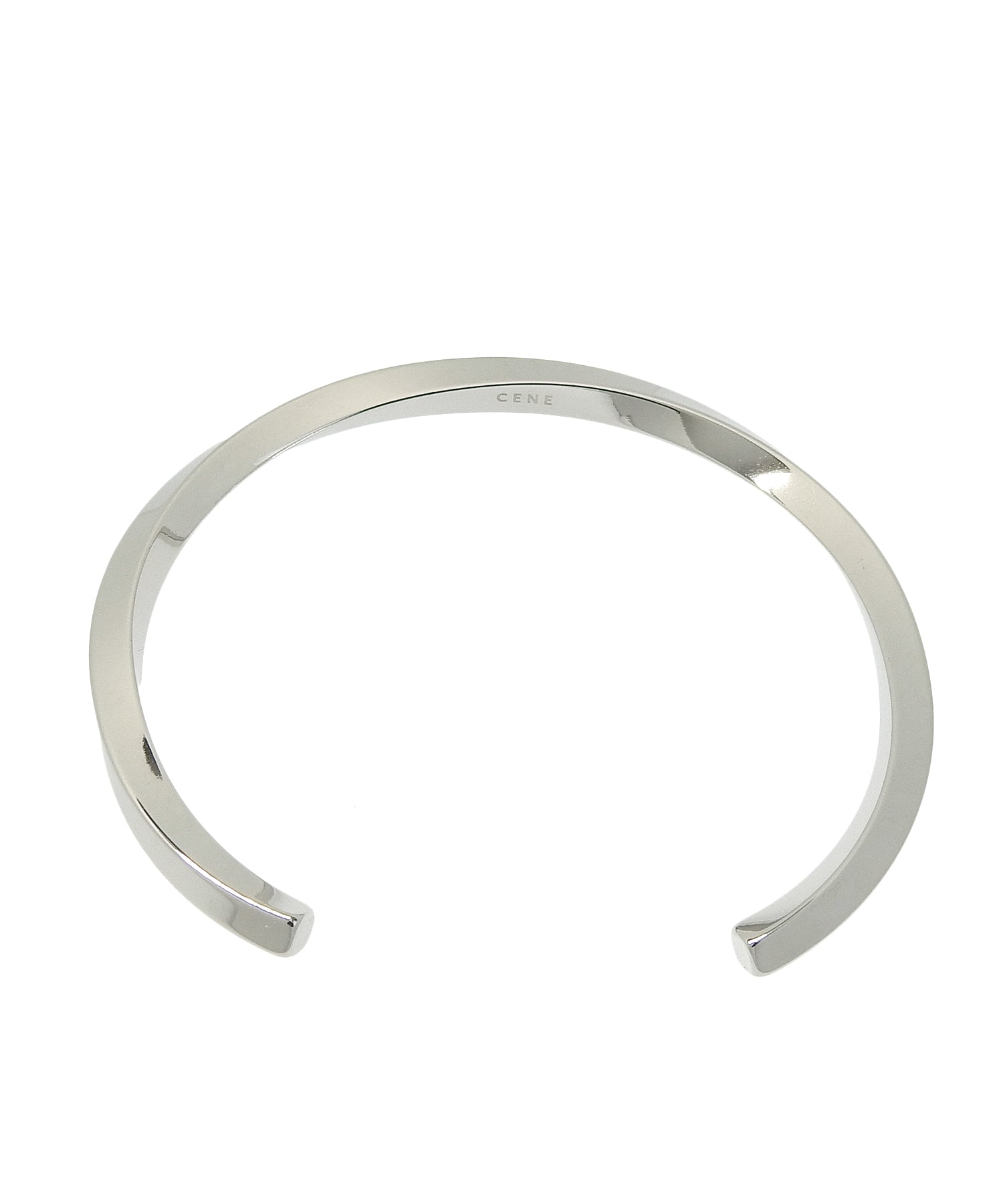 [展覽產品（預定四月底出貨）][銀色雕塑扭繞手鐲