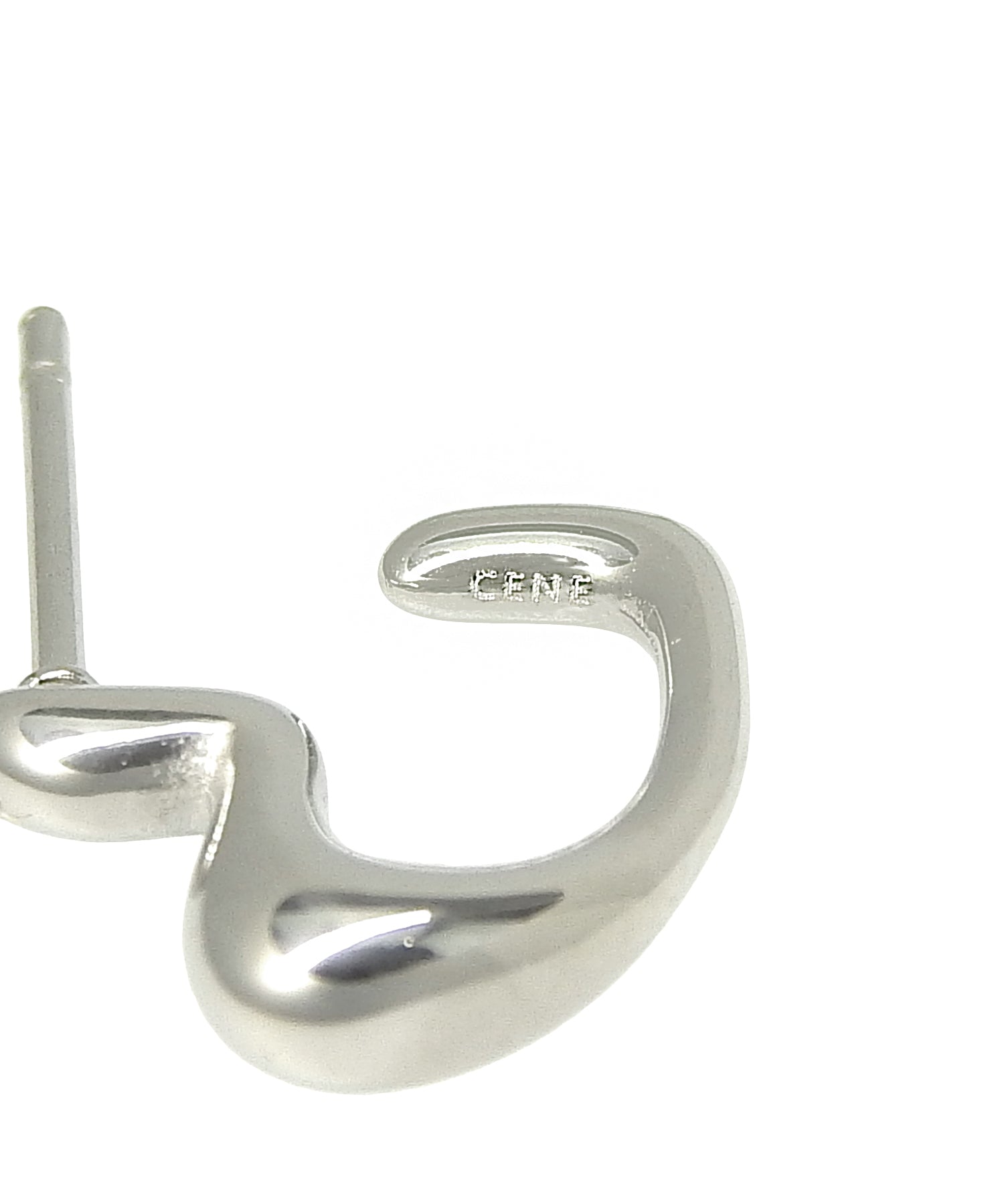 [シルバー]プランプハートピアス