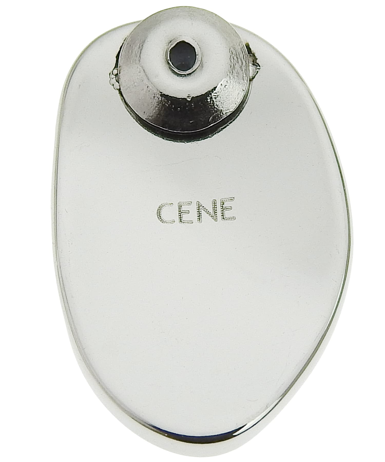 【展覽會商品（預計4月下旬出貨）】[銀色]扣環藝術耳環