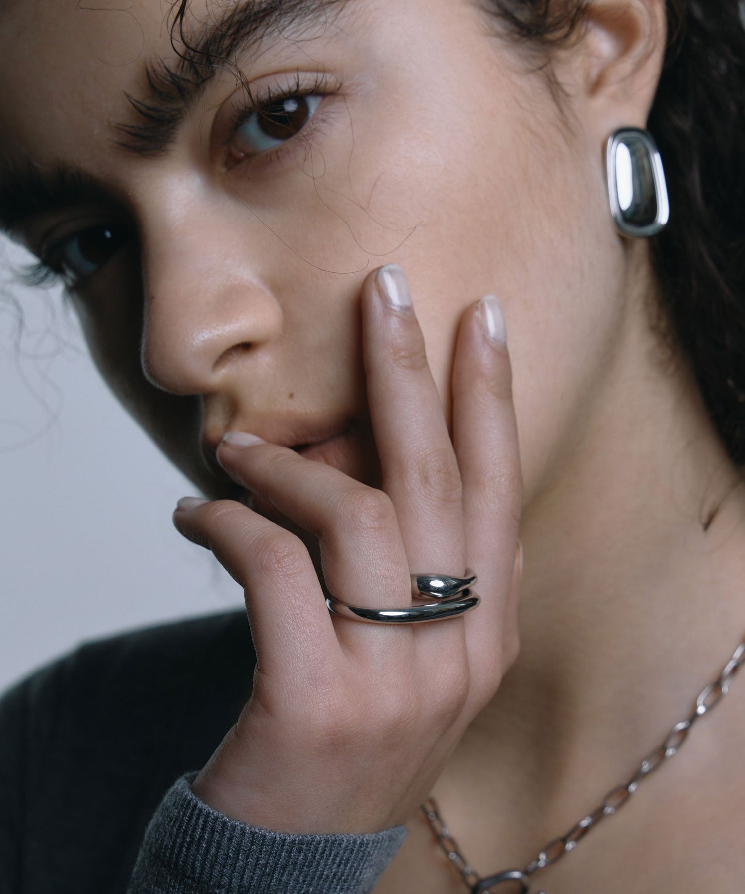 [Silver] Double Ring