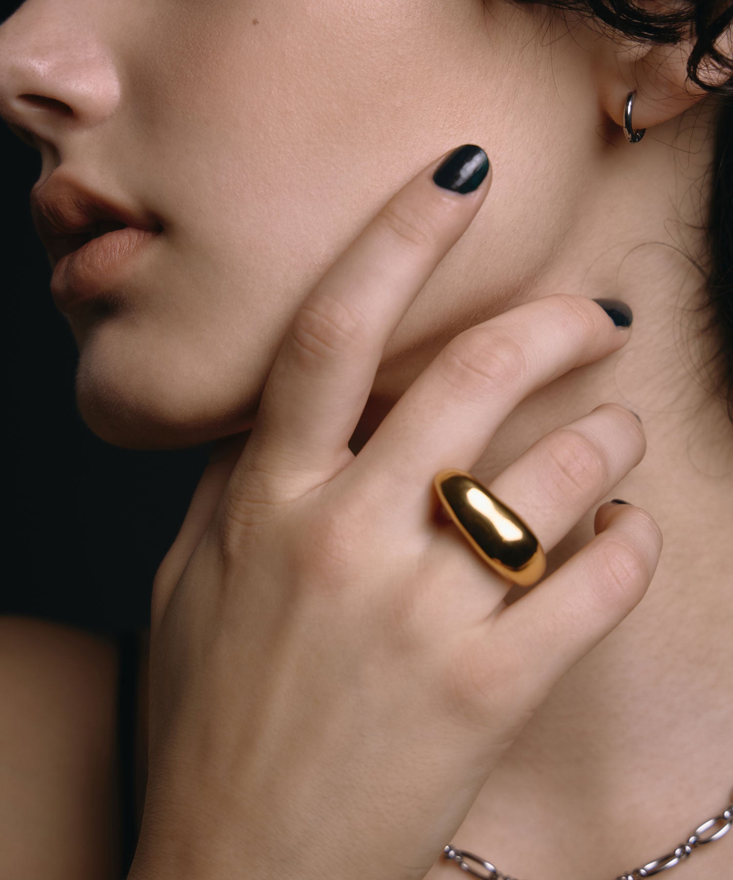 [ゴールド]ドリッピングリング