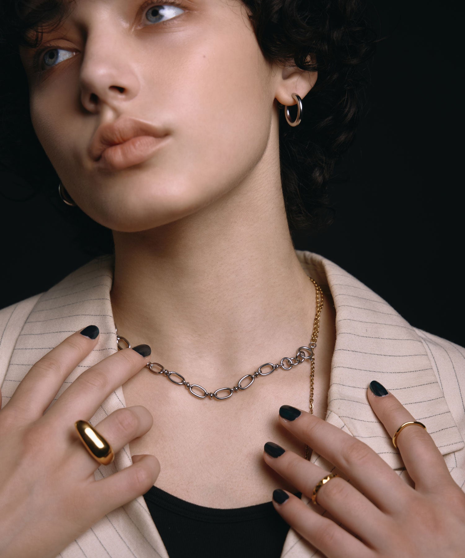 [ゴールド]ドリッピングリング