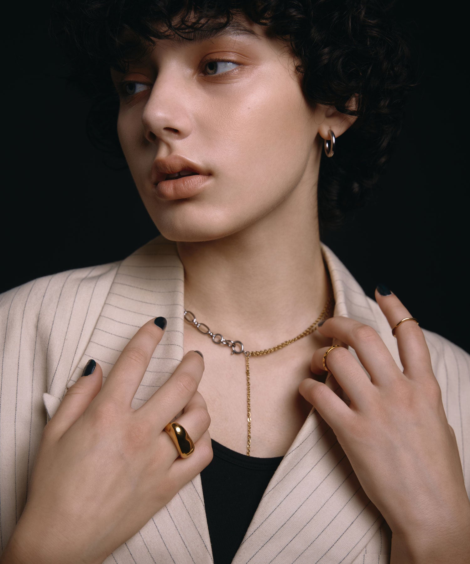 [ゴールド]ドリッピングリング