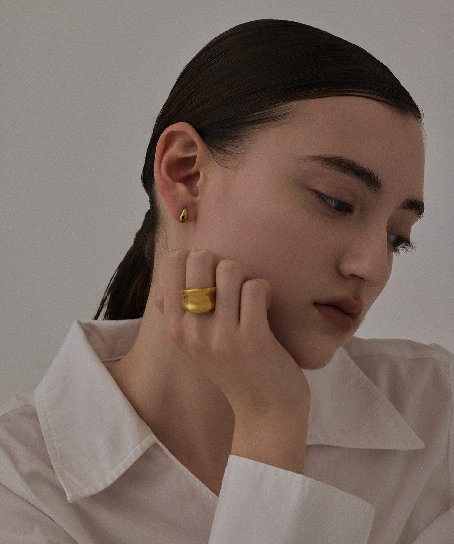 [ゴールド]ドロップピアス