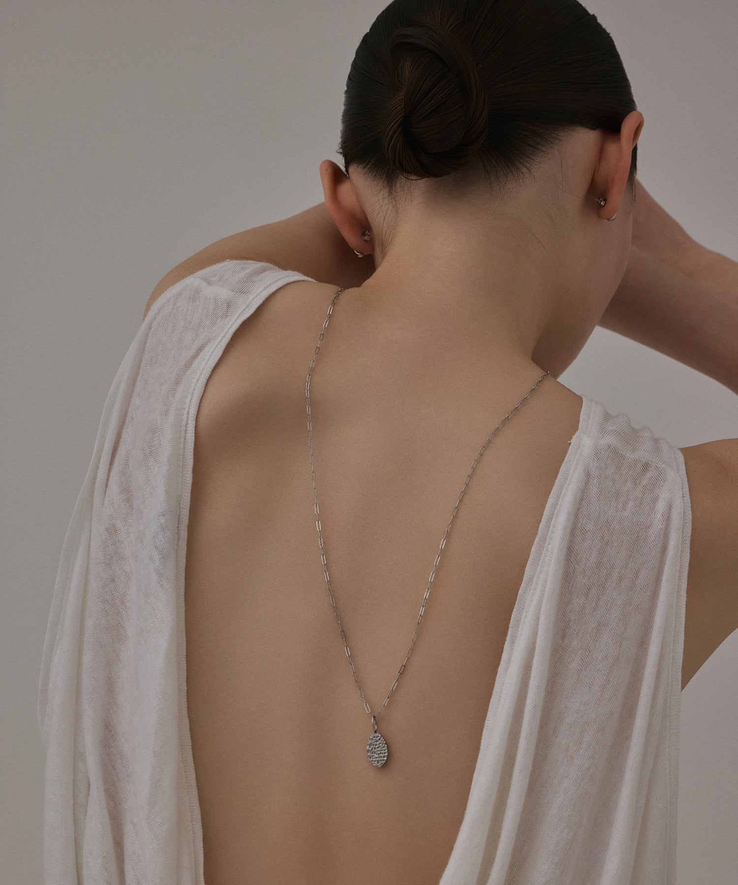 [Silver] Drop earrings