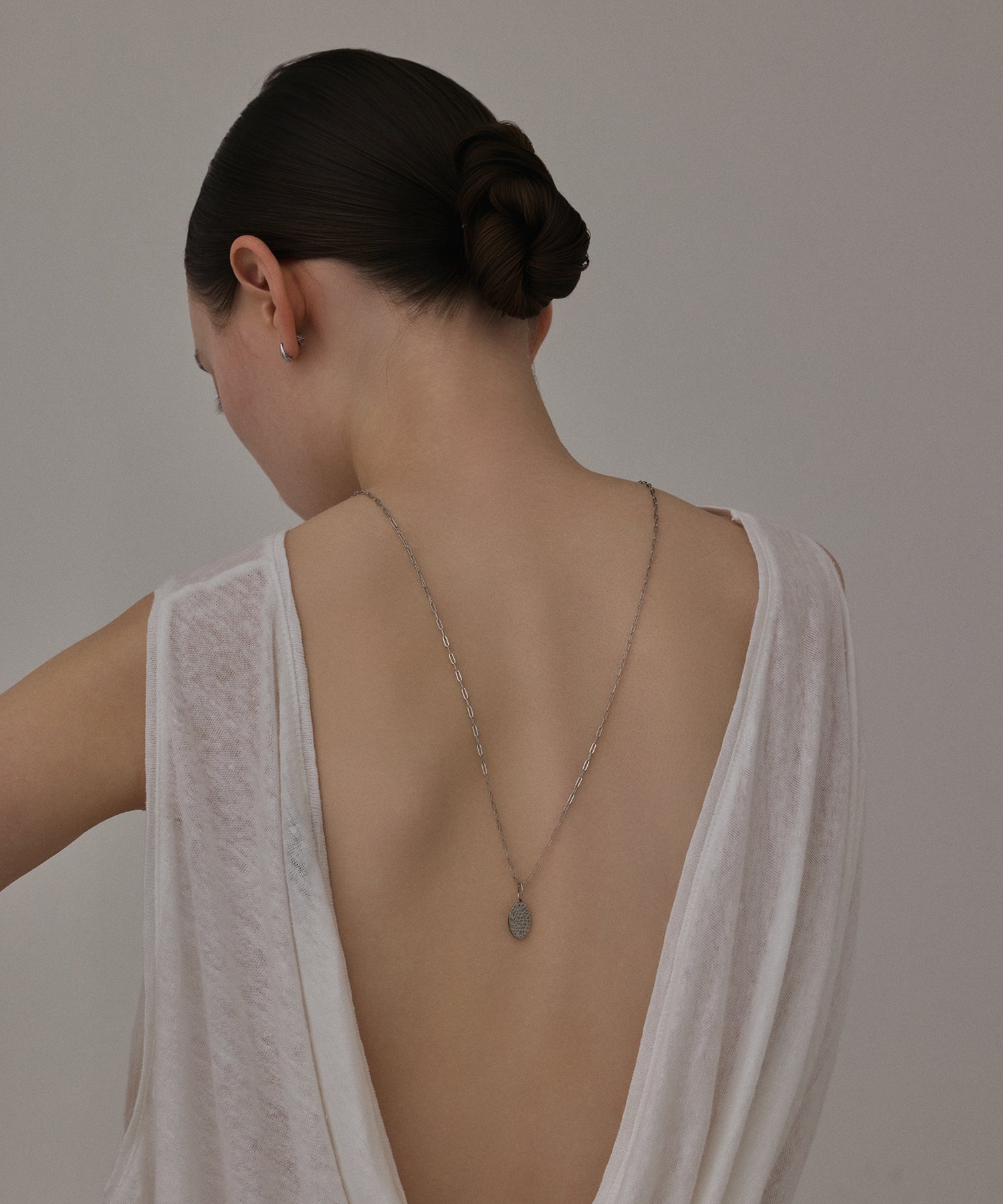 [Silver] Drop earrings