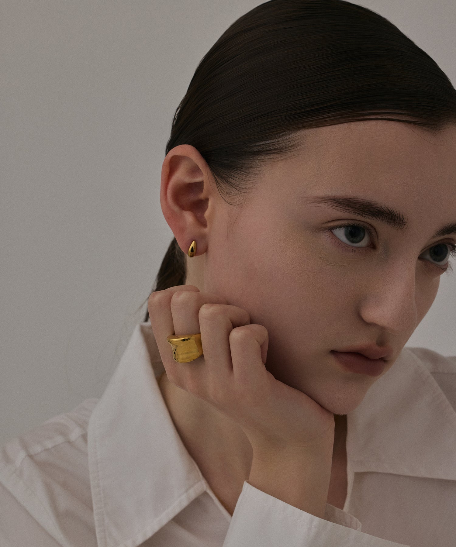 [ゴールド]ドロップピアス