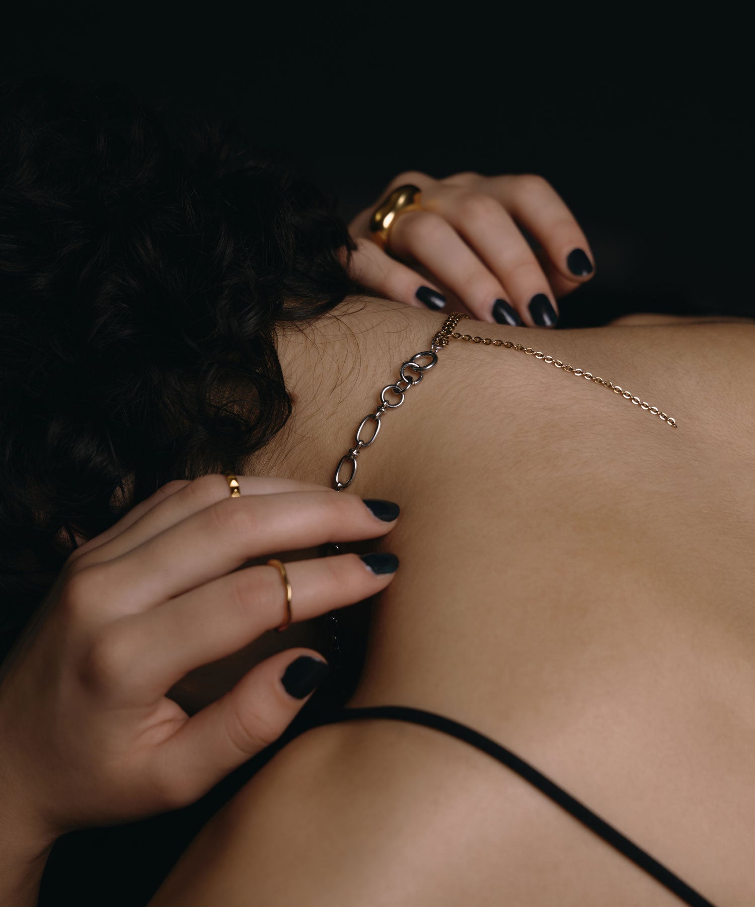 [ミックス]グラビティチェーンネックレス