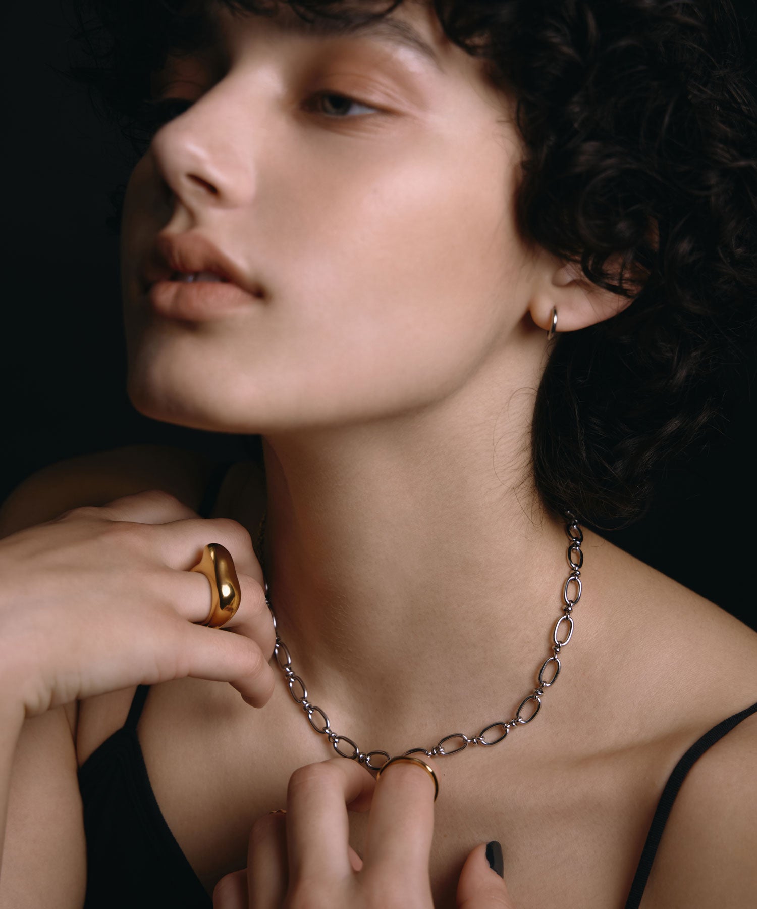 [ミックス]グラビティチェーンネックレス