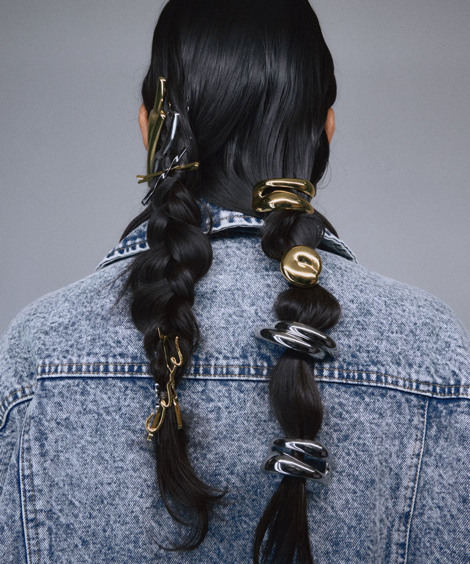 [ゴールド]サークルヘアタイ