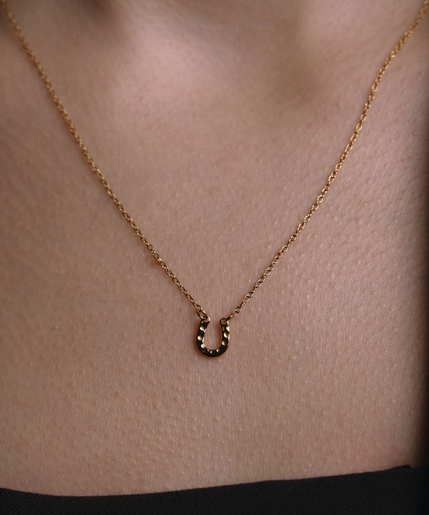 ベルシオラ BELLESIORA ホースシューネックレス 18Kゴールド保証書有