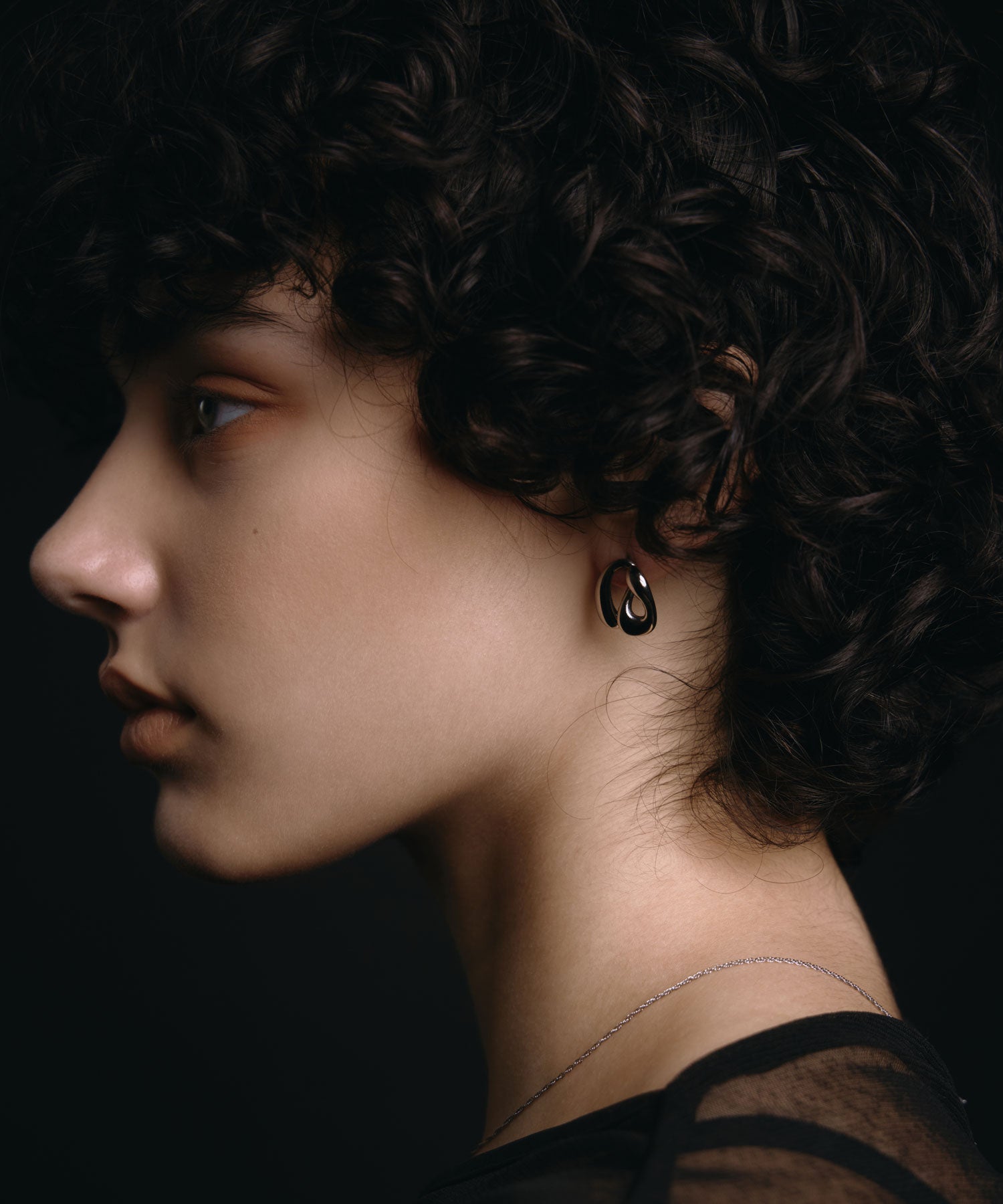 [シルバー]ニュアンスラインピアス