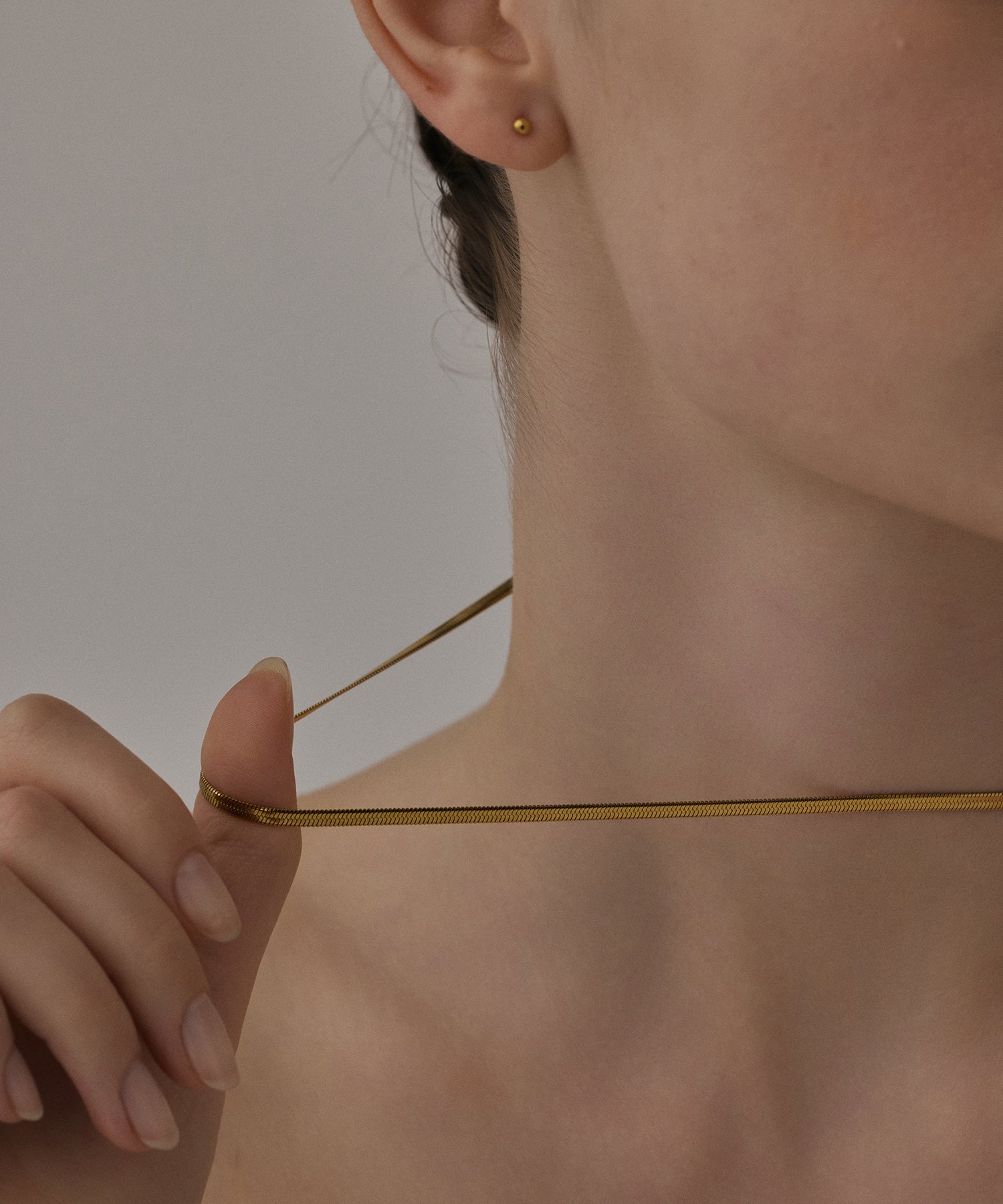 [ゴールド]ピンボールピアス