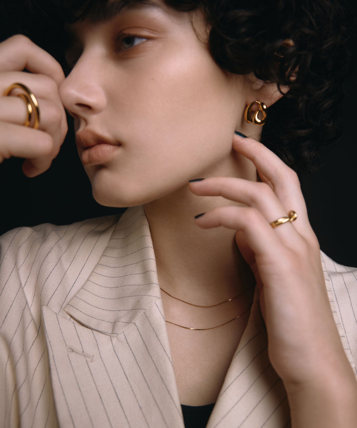 ゴールド]プラネットリング