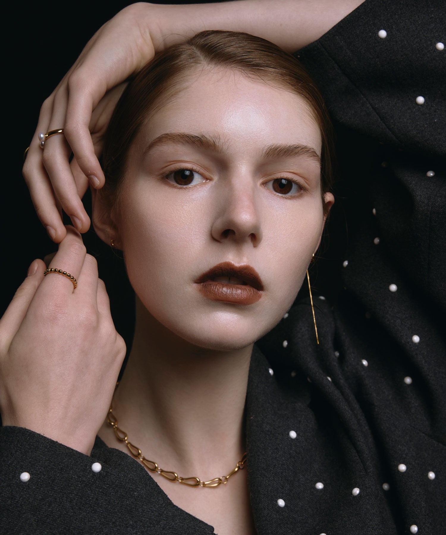 [Gold] Point Pearl Ring