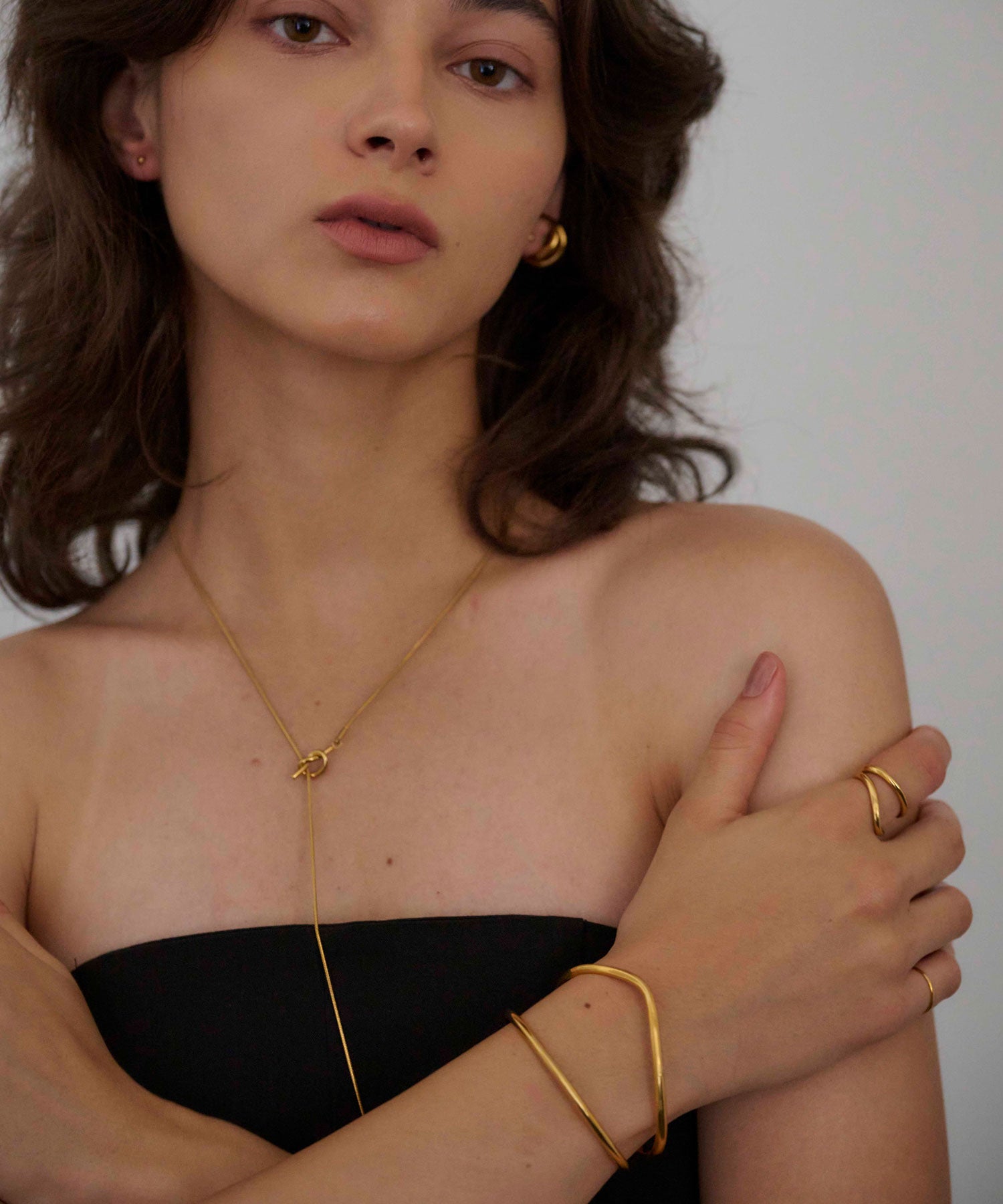 [ゴールド]シンプルピンキーリング