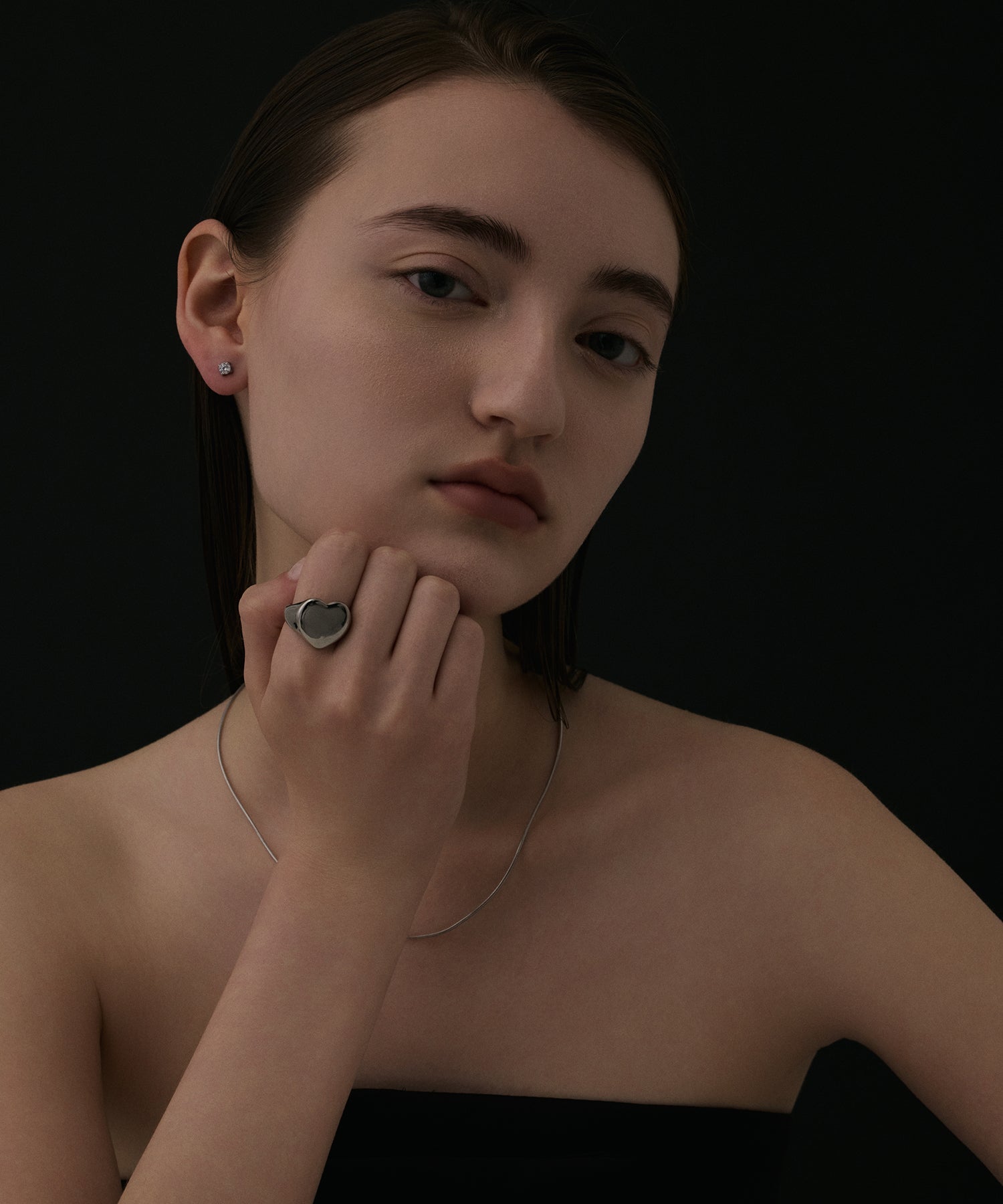 [シルバー]ジルコニアピアス