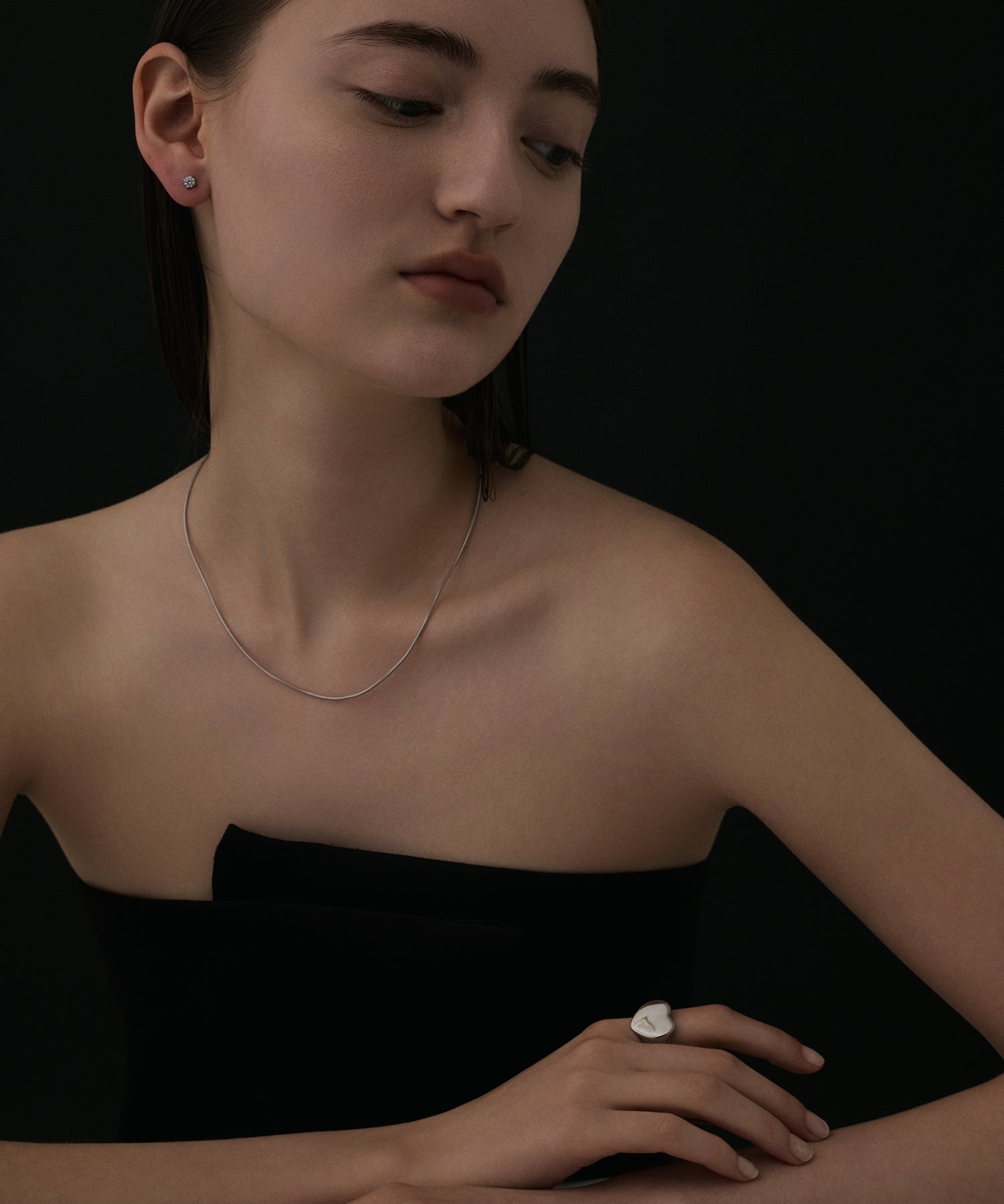 [シルバー]ジルコニアピアス