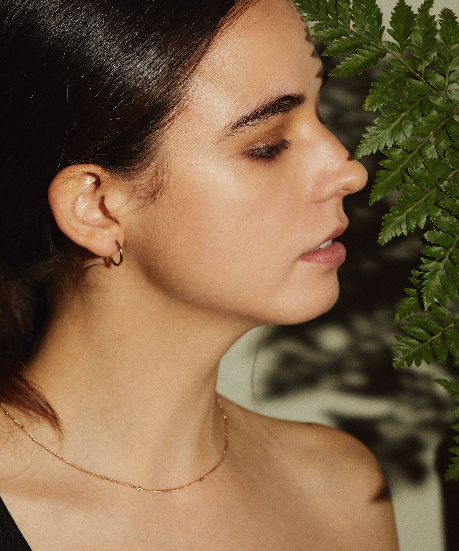 [Pink Gold] Ball Chain Necklace