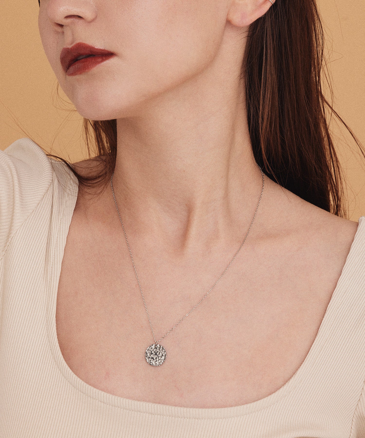 [Silver] Coin Necklace