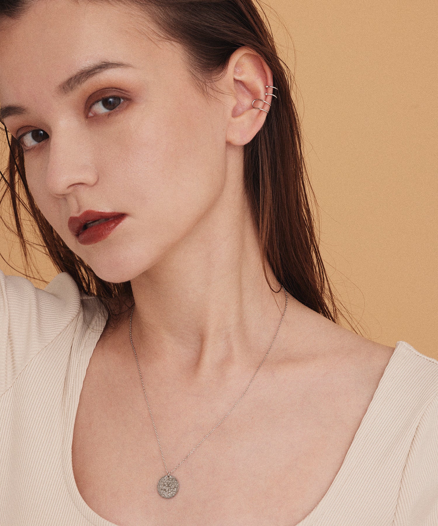 [Silver] Coin Necklace