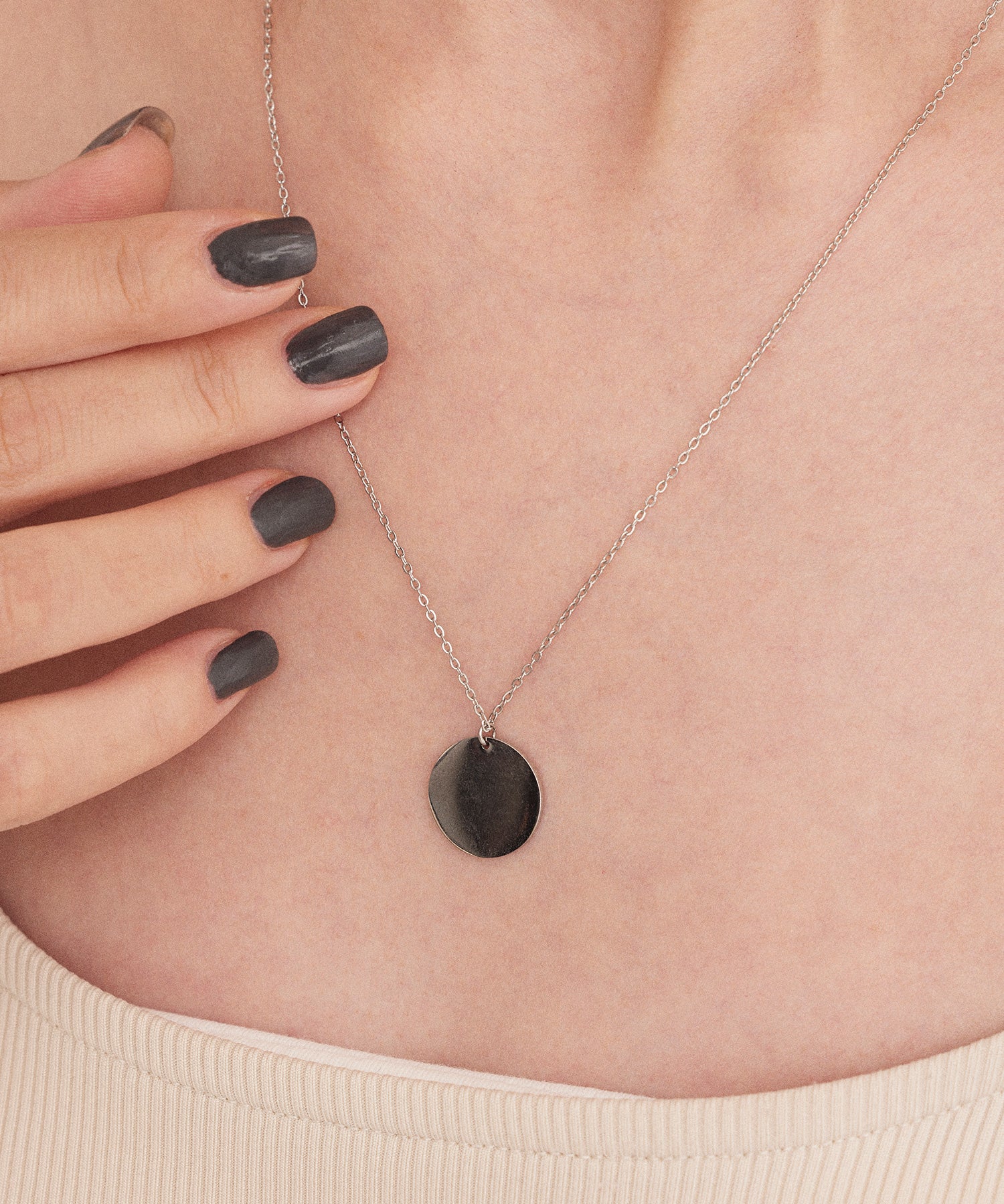 [Silver] Coin Necklace