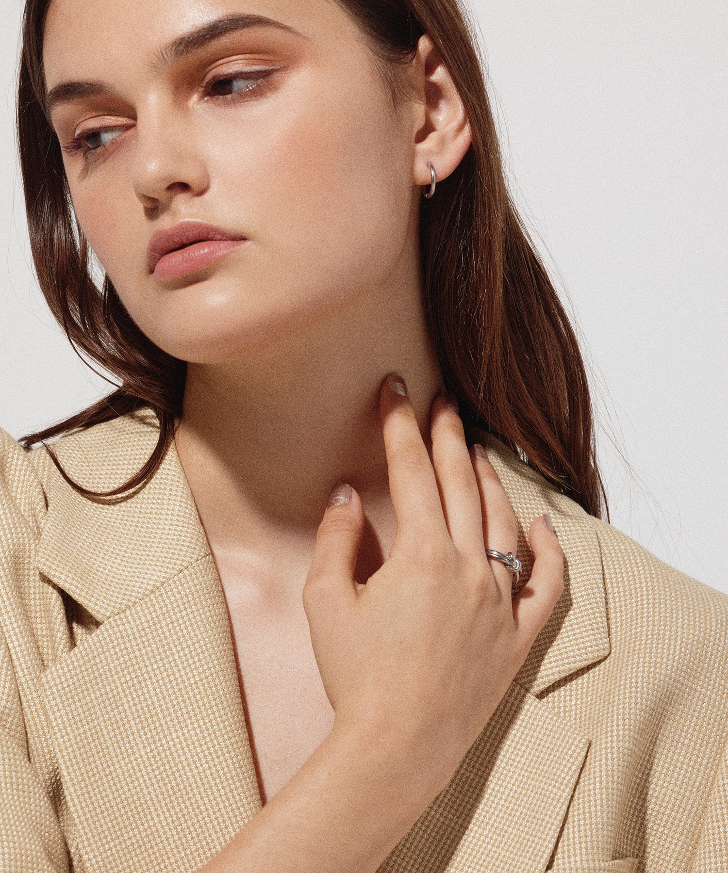[Silver] Knot Slim Ring