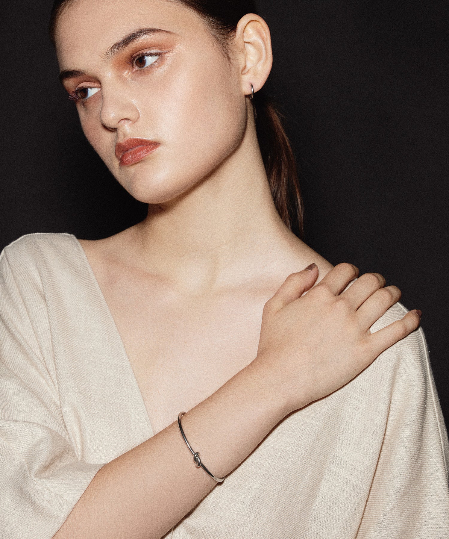 [Silver] Knot Line Bracelet