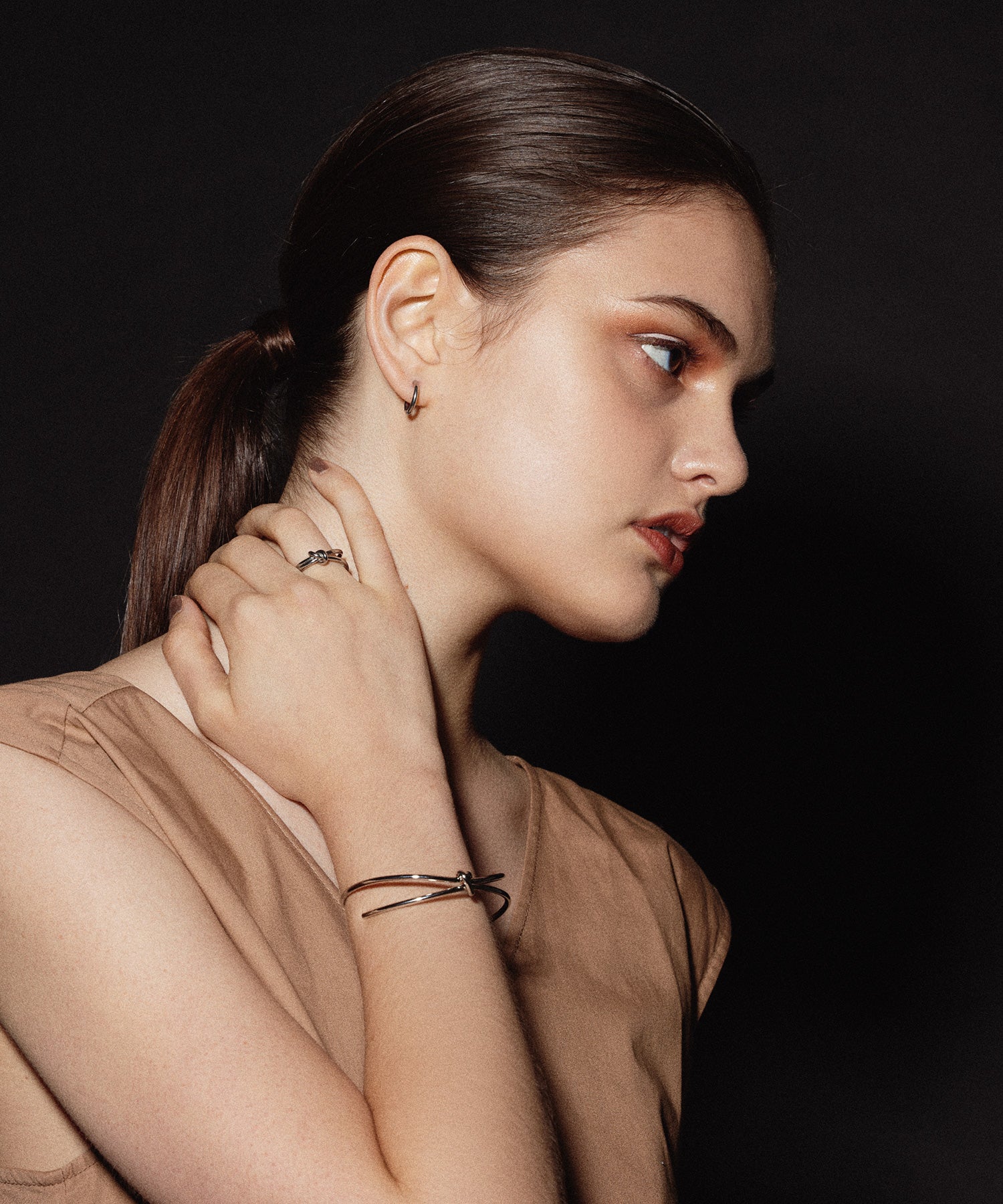 [Silver] Knot Slim Ring