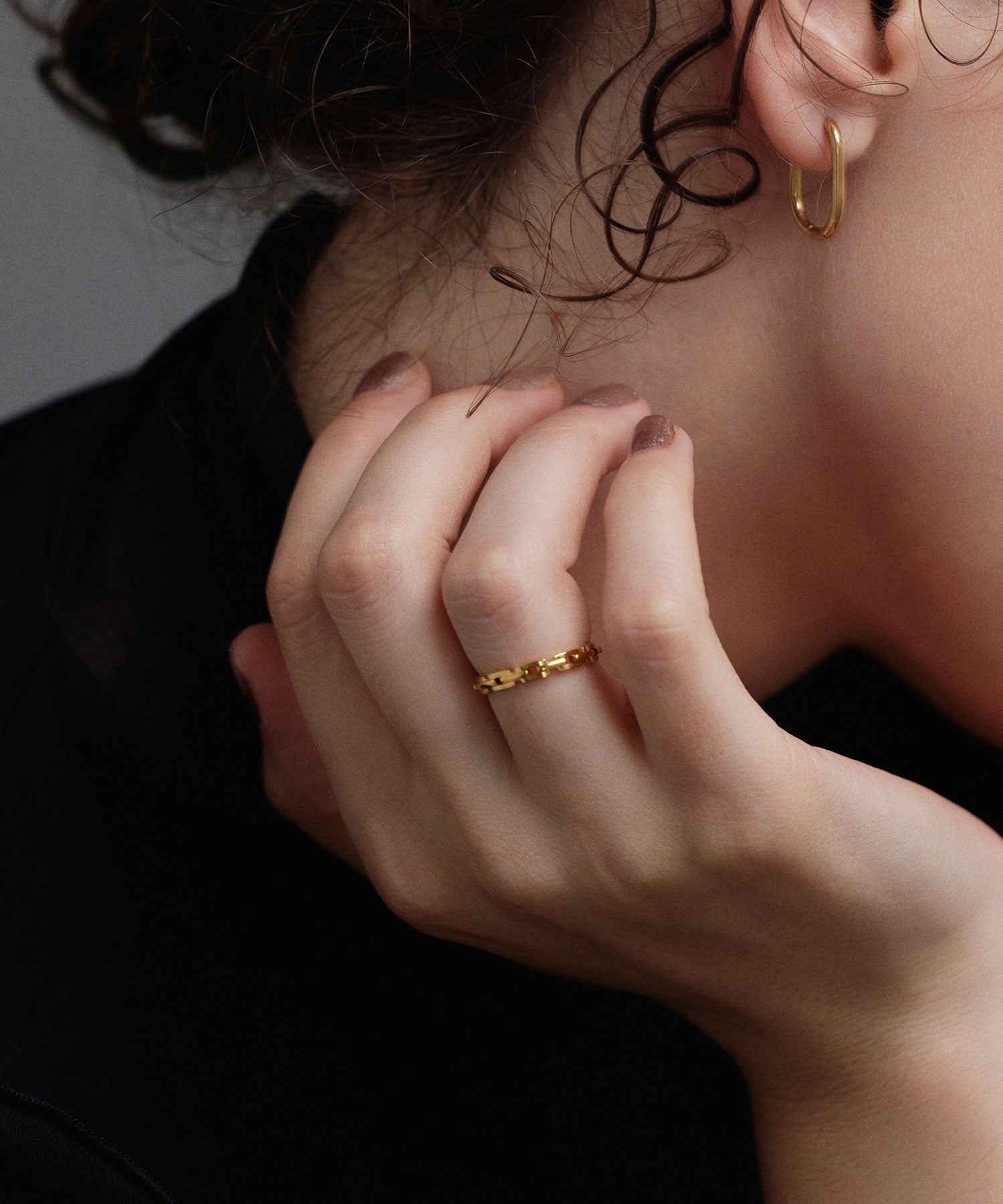 ゴールド]コネクトスリムリング