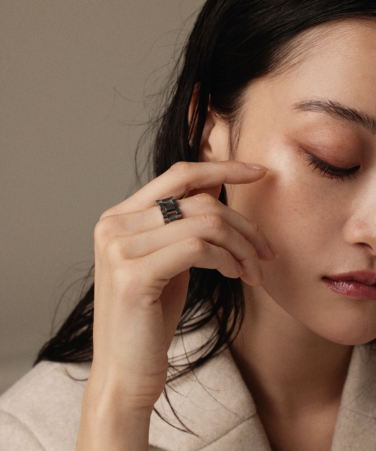 シルバー]ウォッチベルトリング