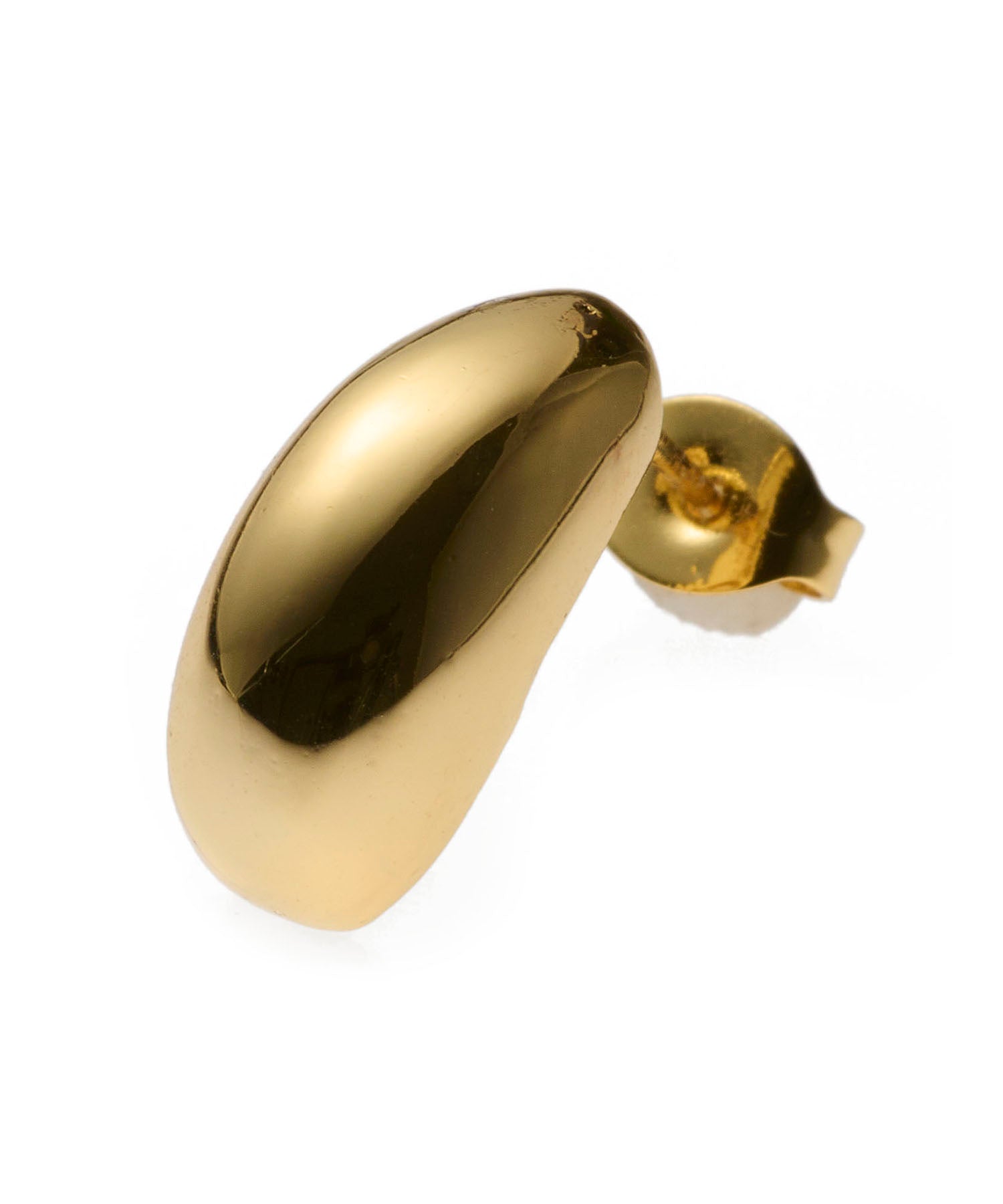 [Gold] Smooth earrings