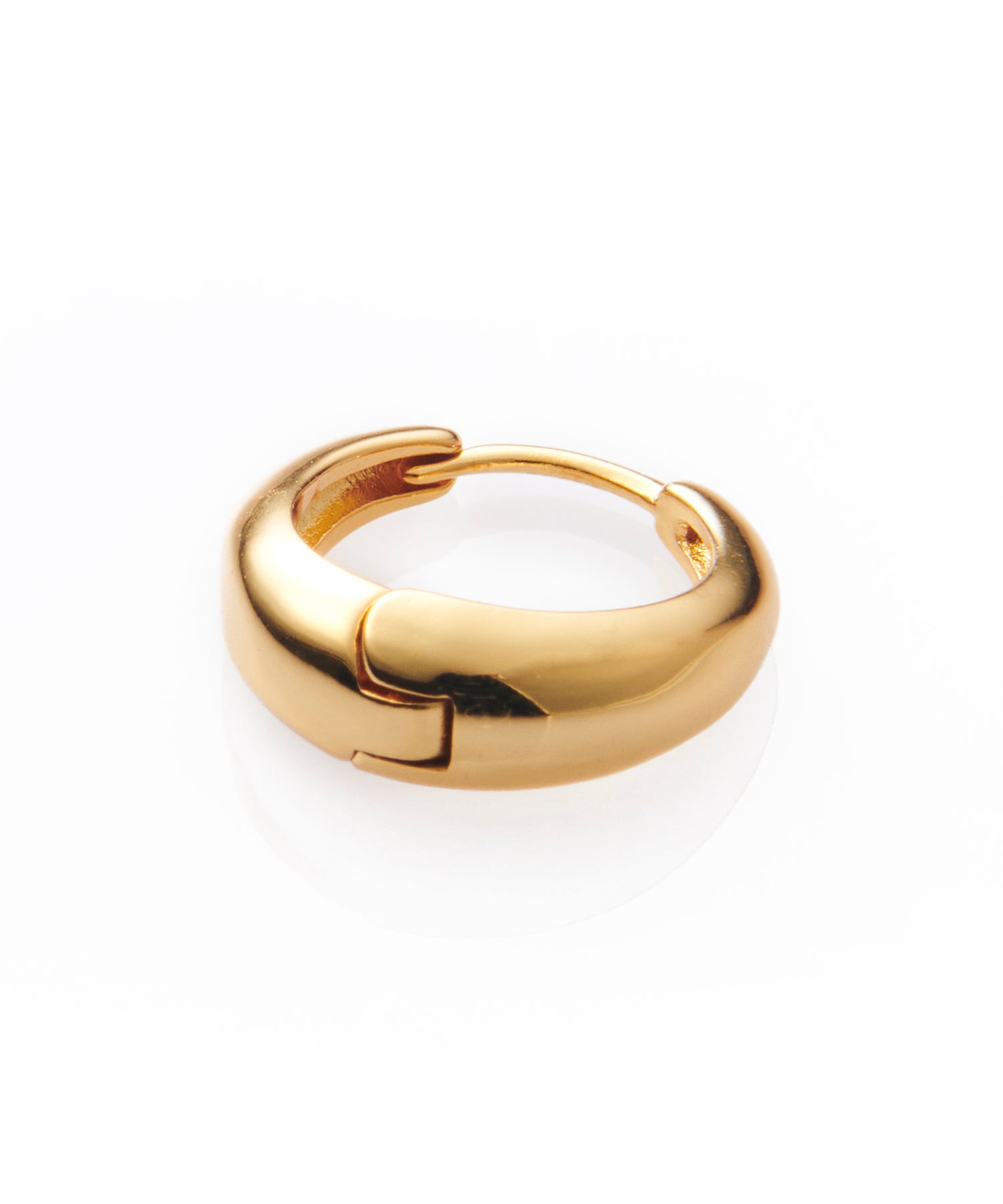 ゴールドメッキ V字型フープピアス Uピアス 両耳 フープピアス ステンレス 金属アレルギーフリー